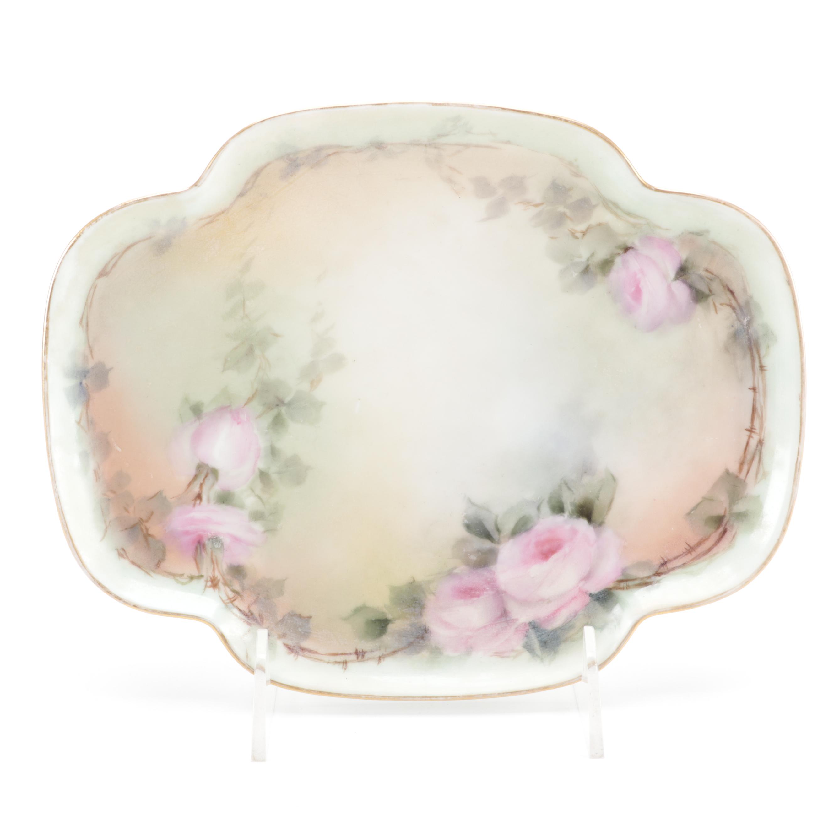 Haviland, Morimura Bros., and Other Hand-Painted Porcelain Vanity Accessories