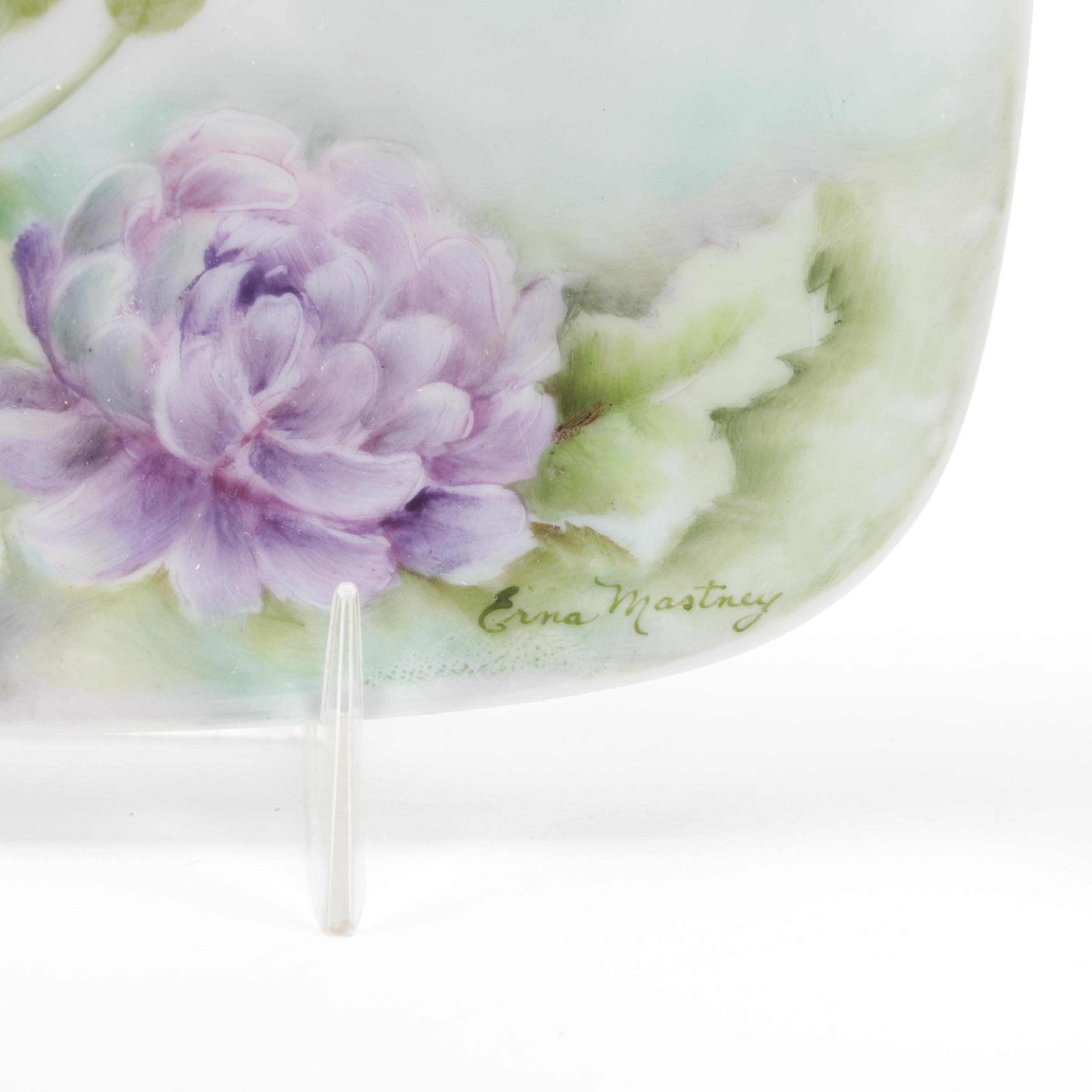 Haviland, Morimura Bros., and Other Hand-Painted Porcelain Vanity Accessories