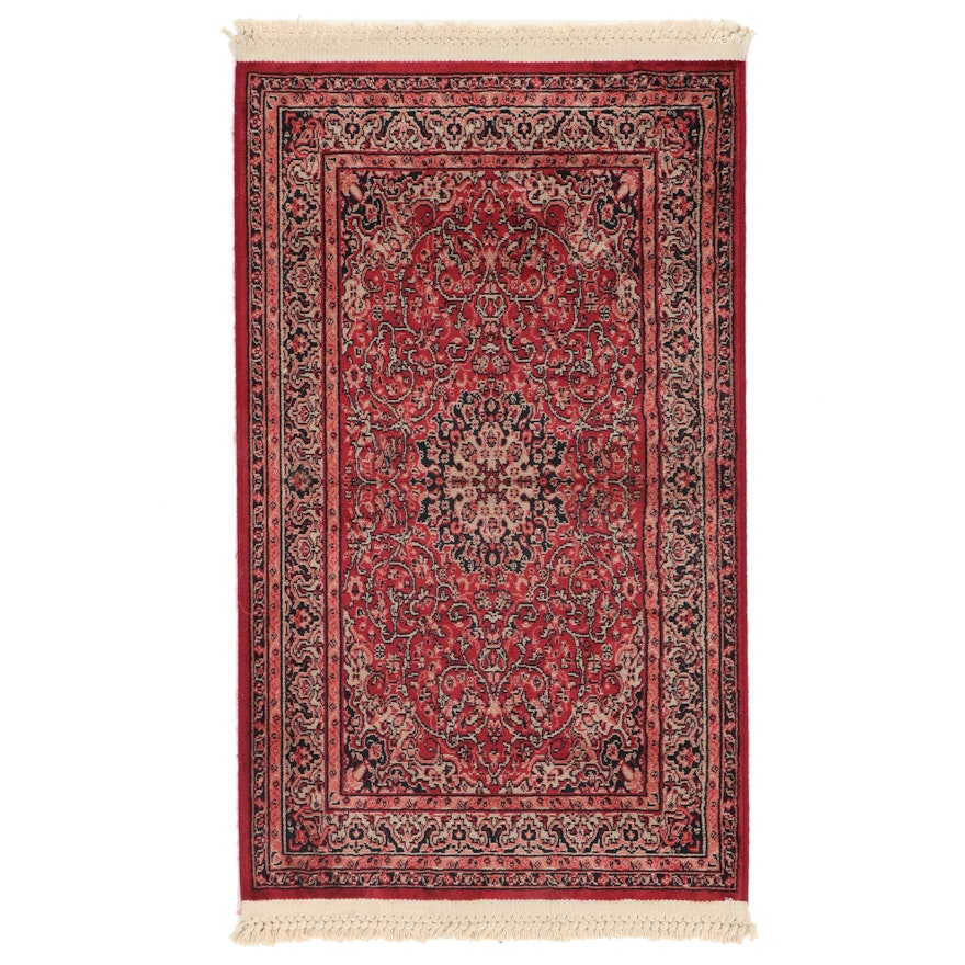 2' x 3'7 Machine Made Turkish Art Silk Rug, 2000s