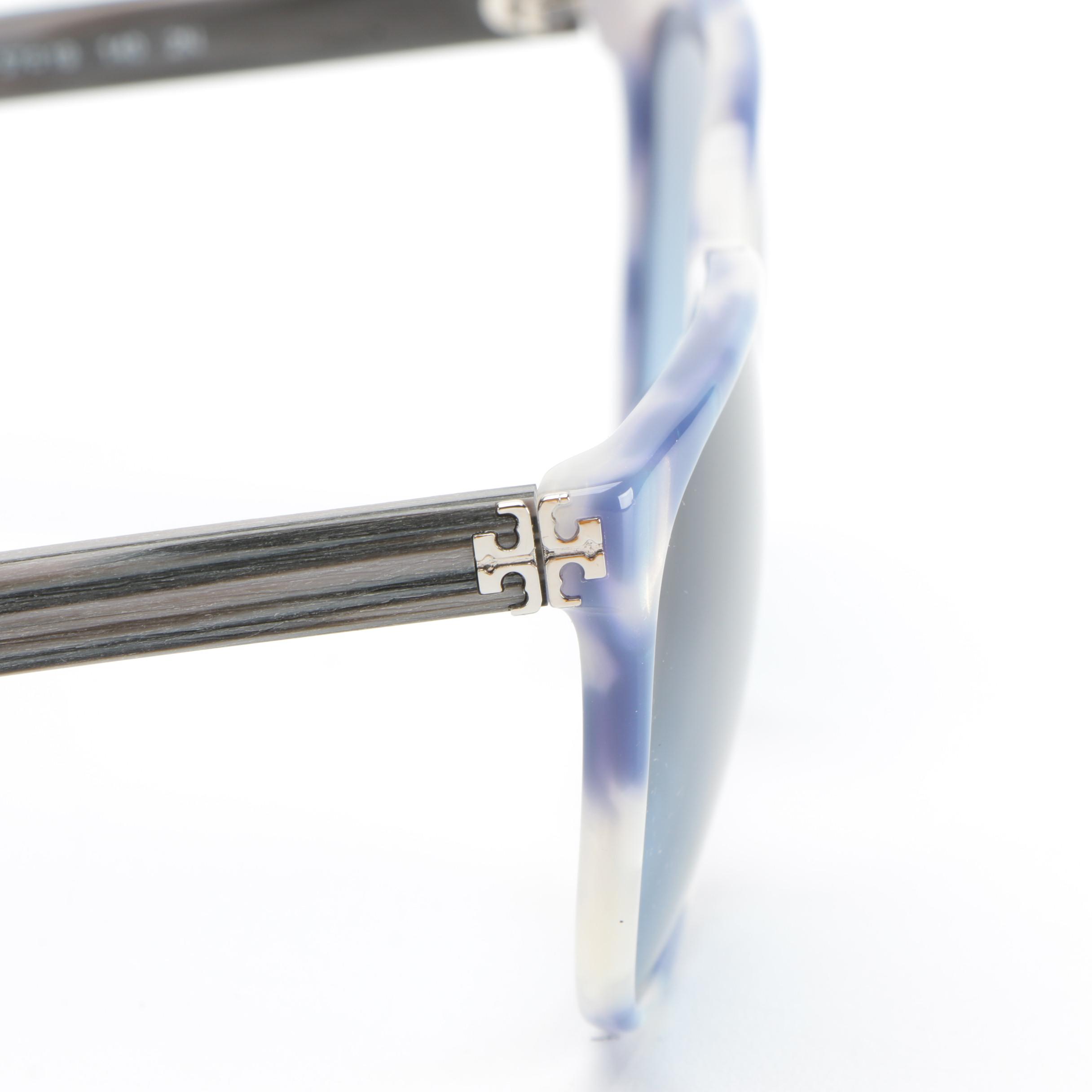 Tory Burch TY7106 Blue Havana Sunglasses with Case