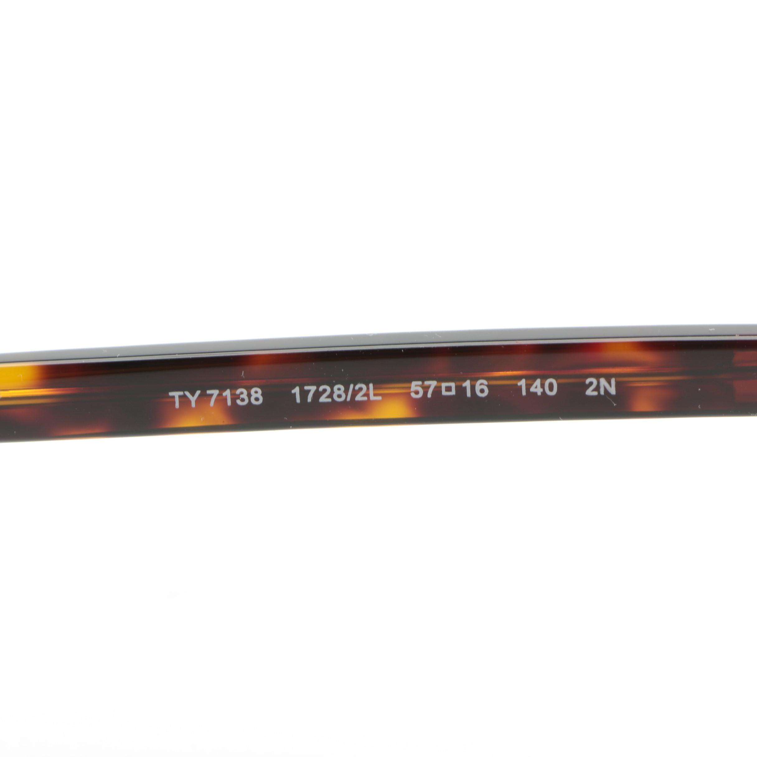 Tory Burch TY7138 Gradient Lens Sunglasses in Tortoise with Case