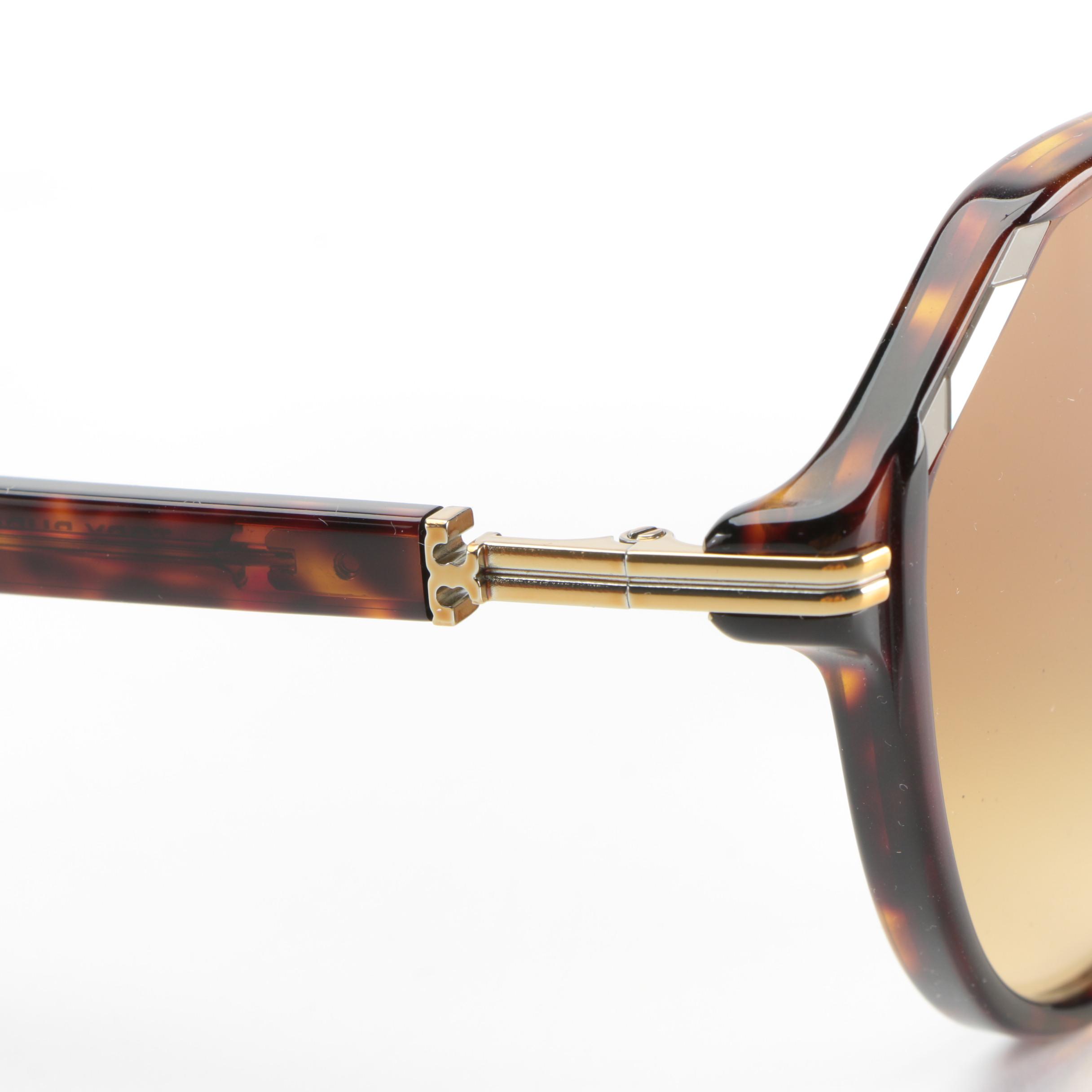 Tory Burch TY7138 Gradient Lens Sunglasses in Tortoise with Case