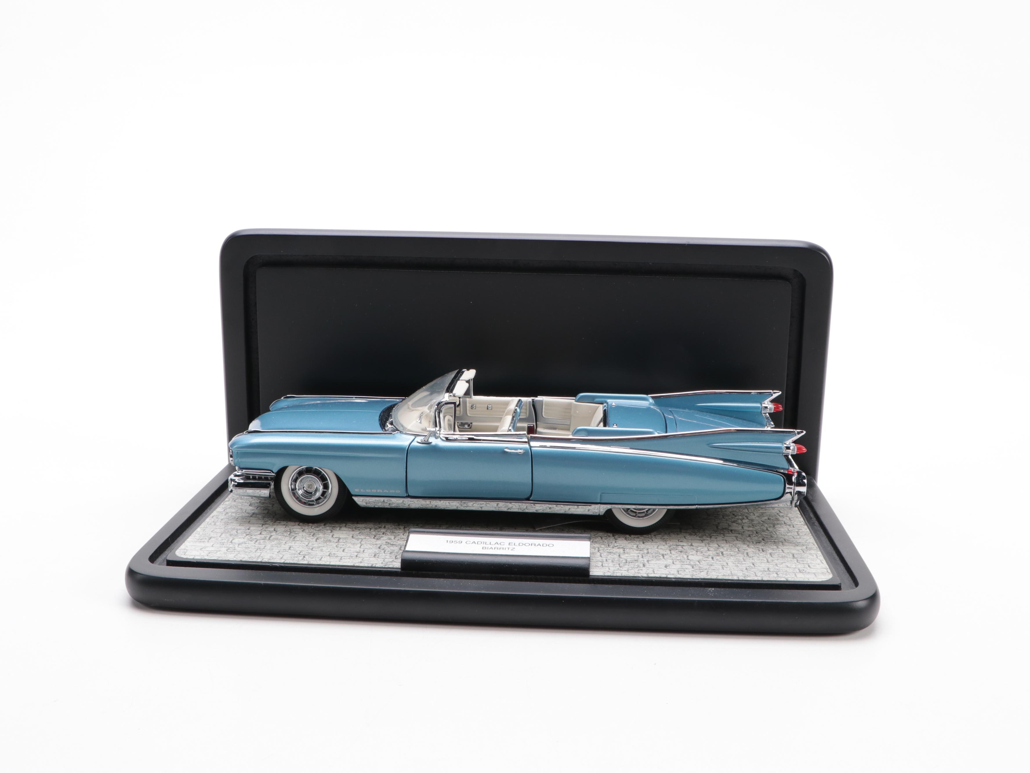 Franklin Mint Precision Models Cadillac Eldorado and V-16 Diecast Cars