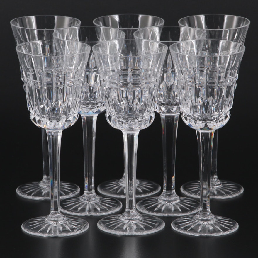 Wedgwood for Danbury Mint "Heritage" Crystal Wine Glasses