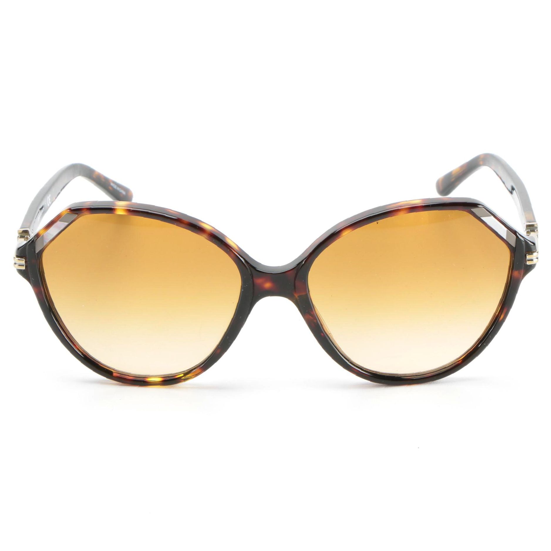 Tory Burch TY7138 Gradient Lens Sunglasses in Tortoise with Case