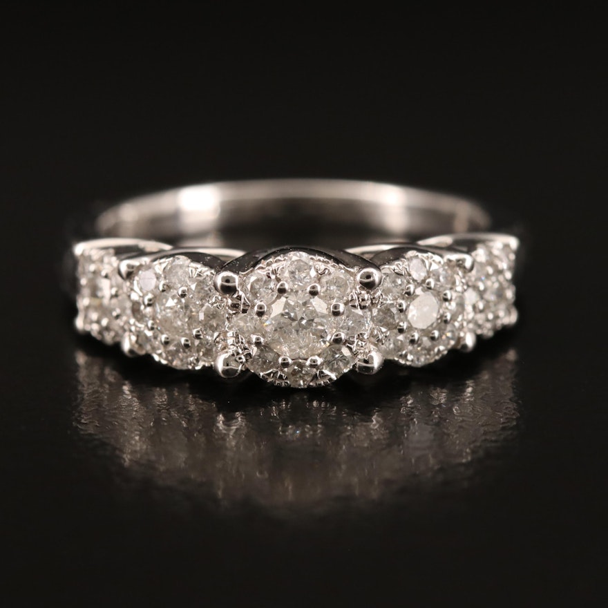 10K 0.75 CTW Diamond Ring