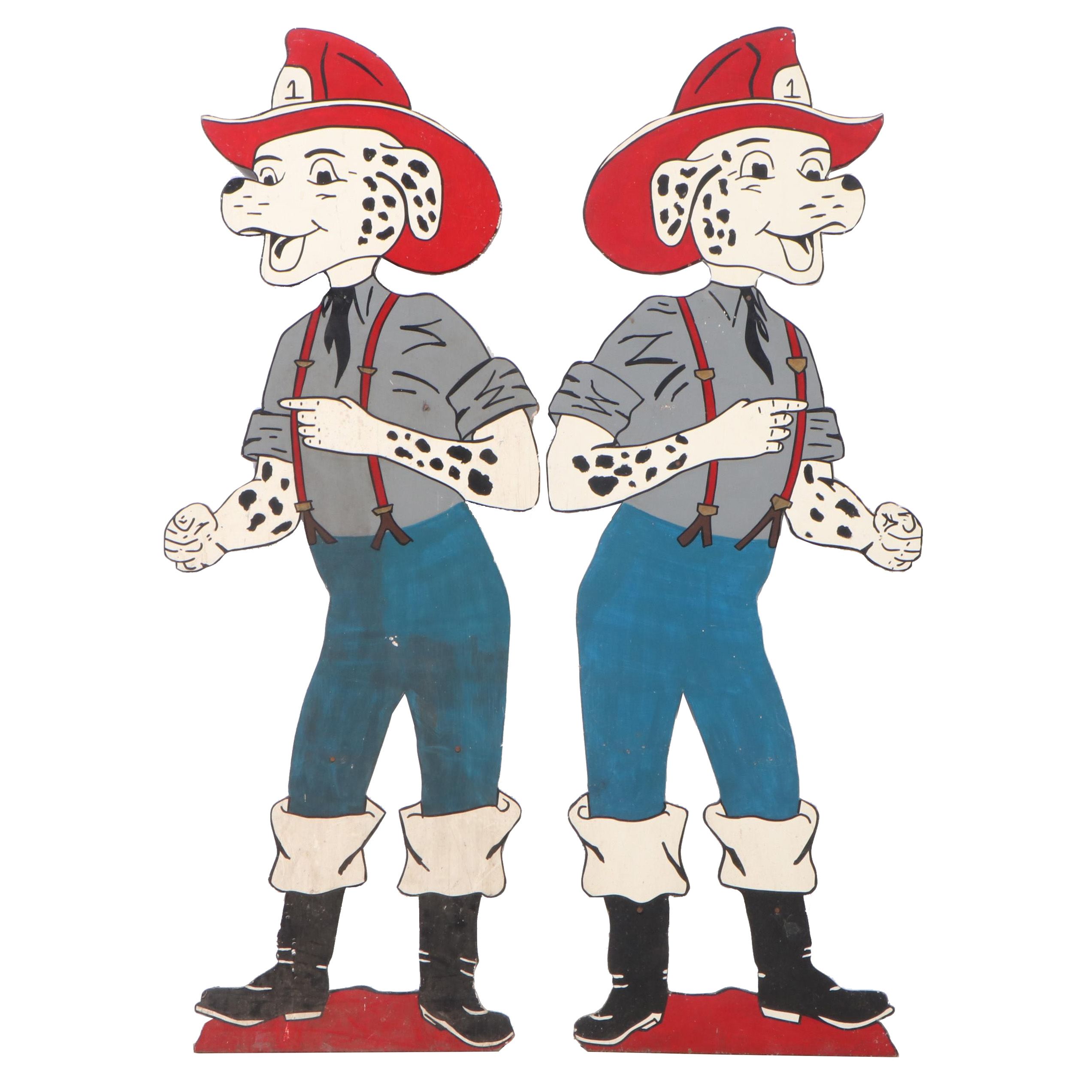 "Sparky" Fire Prevention Character Cutout Signs