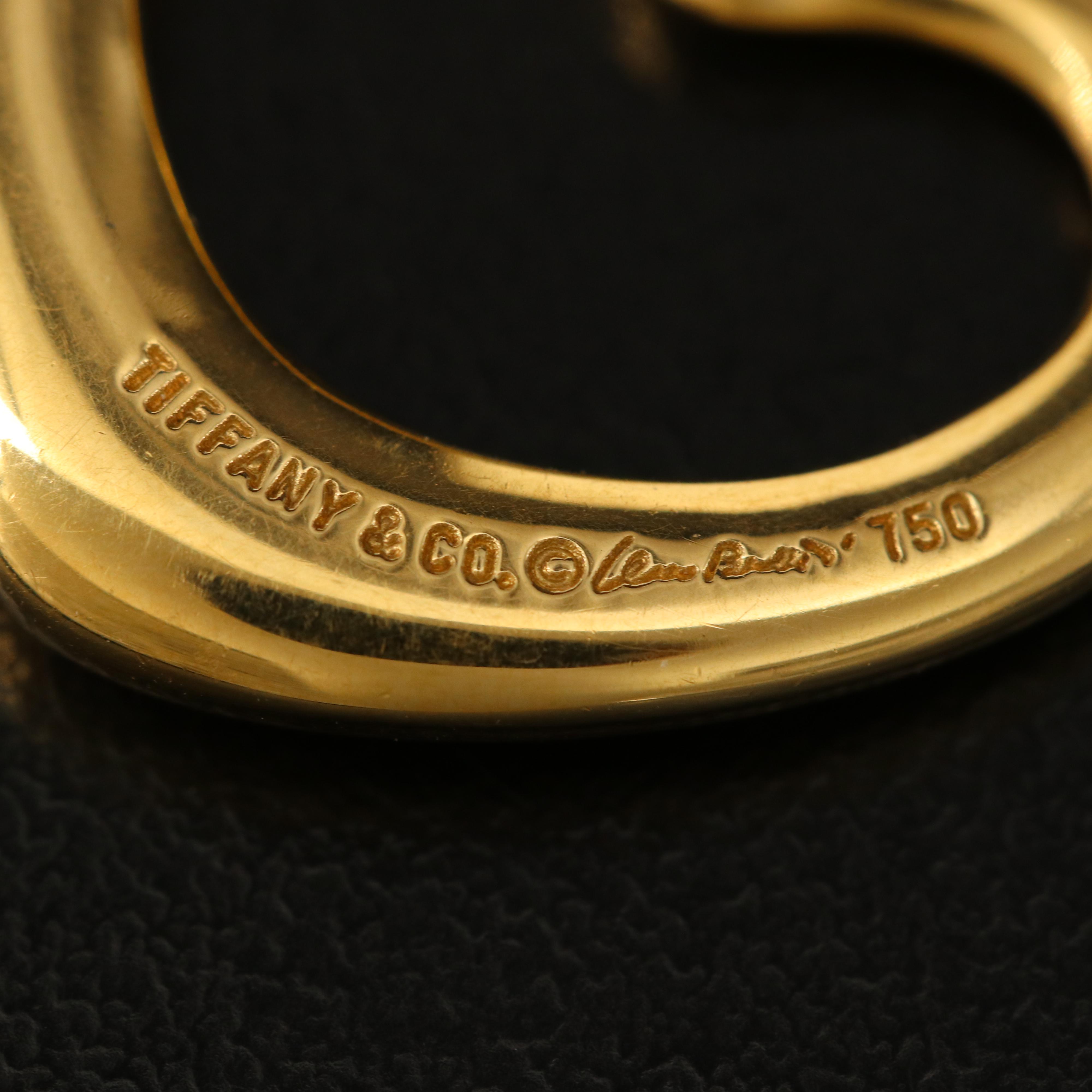 Elsa Peretti for Tiffany & Co. "Open Heart" 18K Pendant