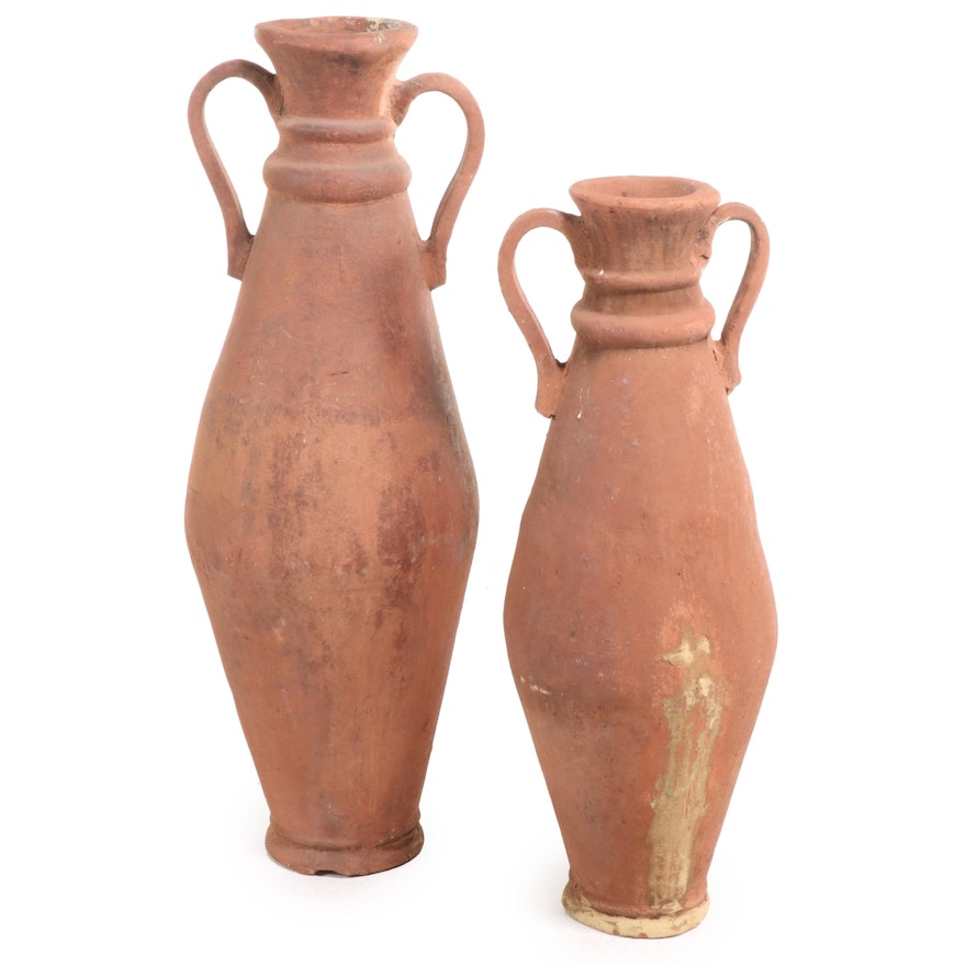 Terracotta Amphora Vases