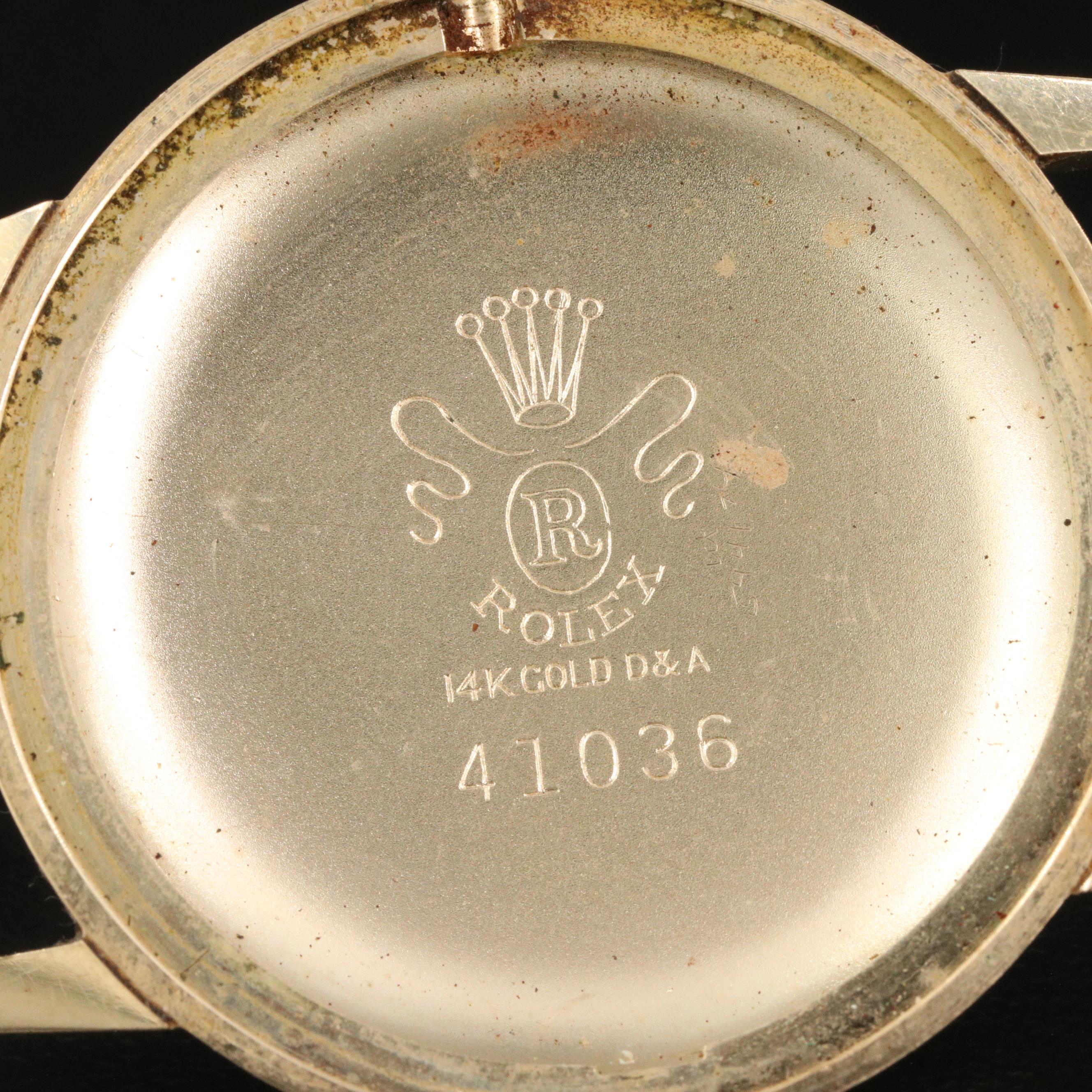 Vintage Rolex 14K Stem Wind Watch