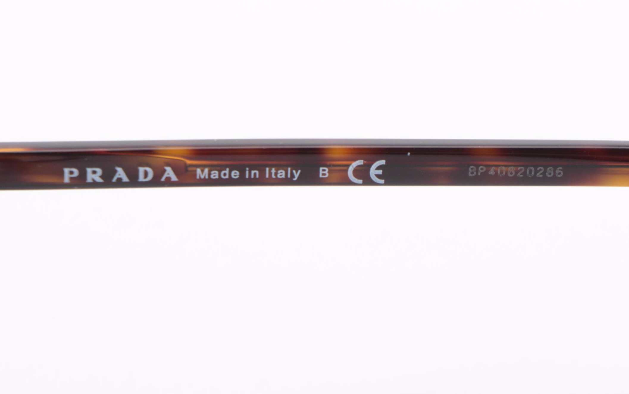 Prada VPR10V Cat Eye Eyeglasses in Havana with Case and Box