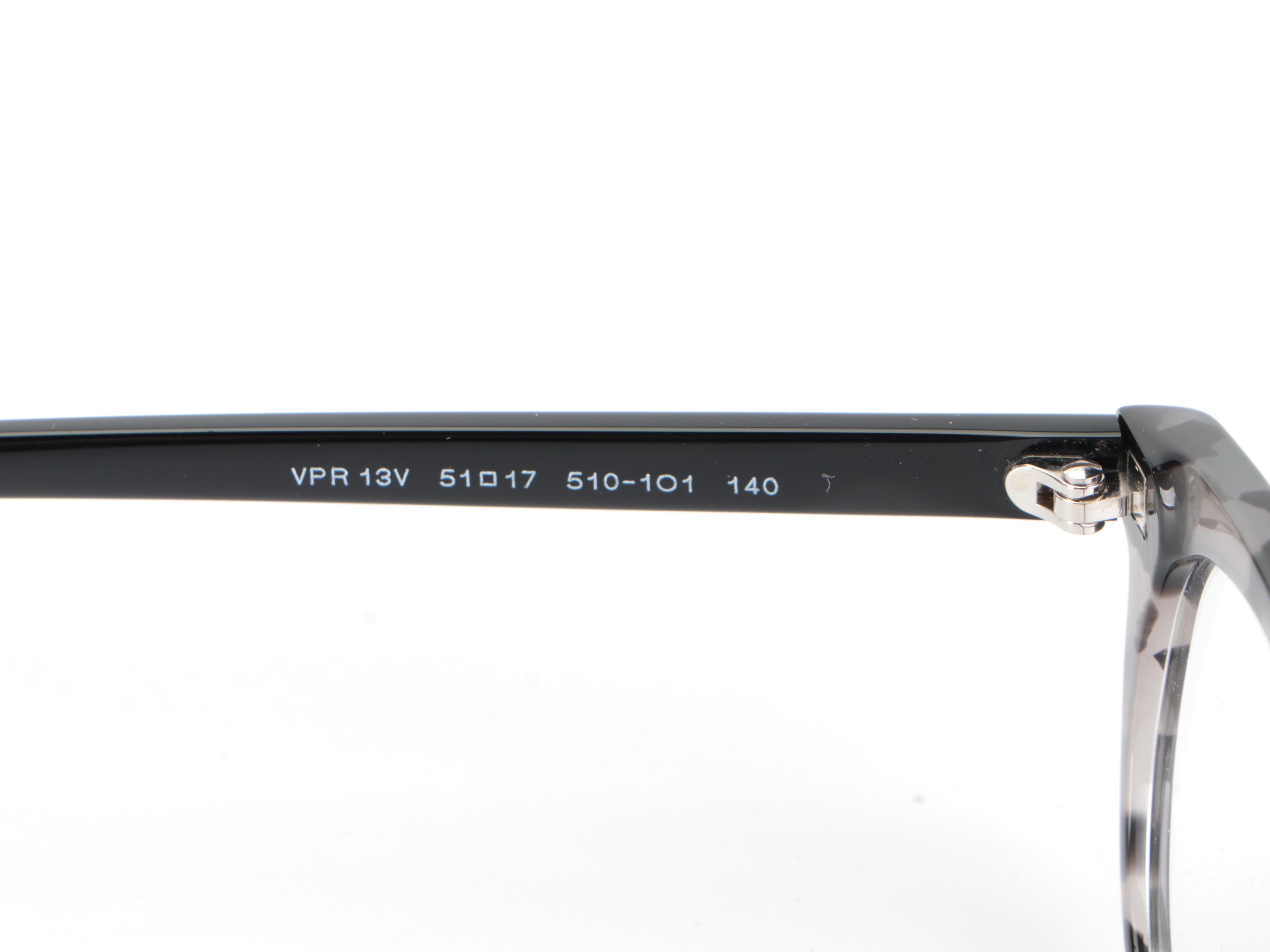 Prada VPR13V Eyeglasses in Grey/Black Havana with Case and Box