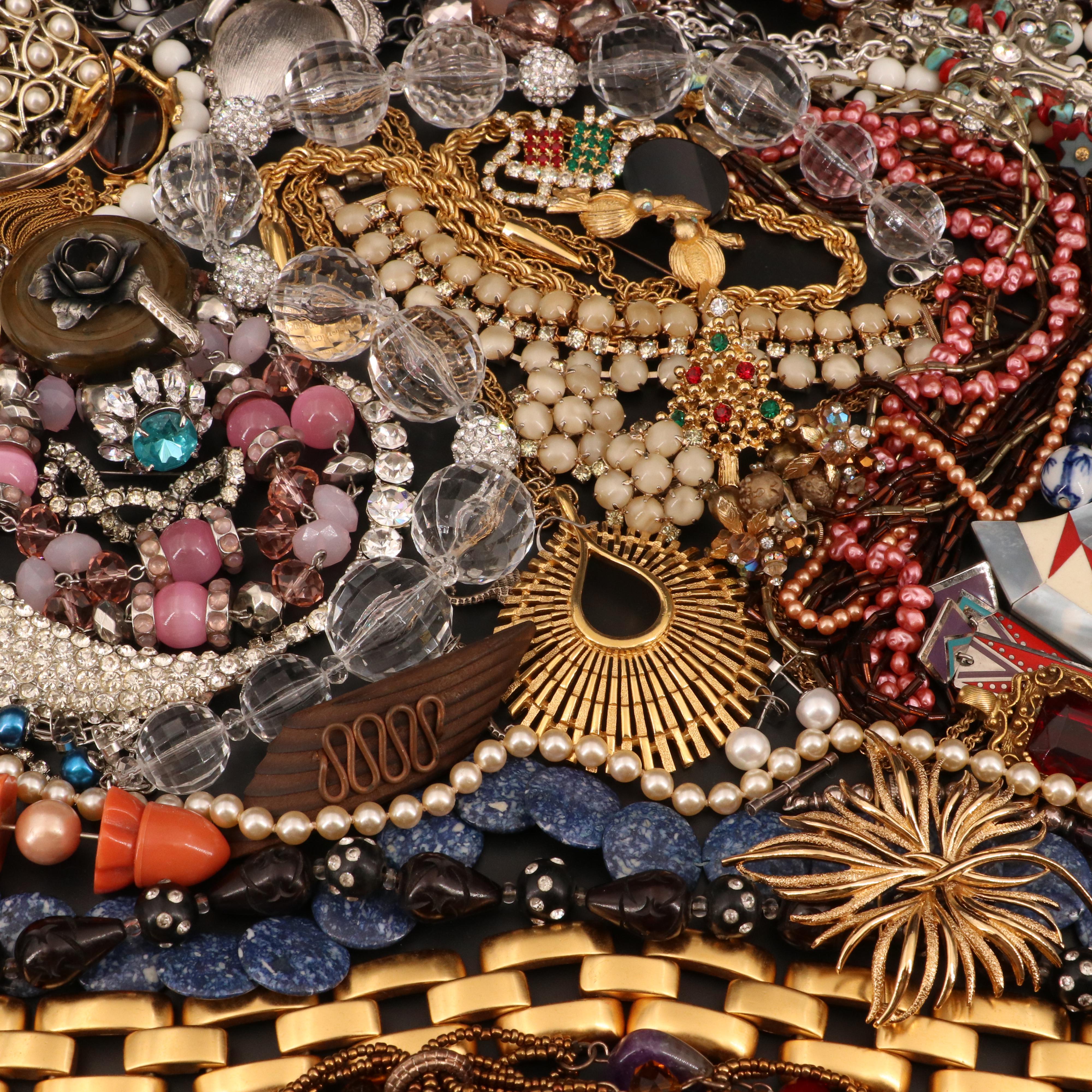 Vintage Jewelry Featuring Judy Lee and Laurel Burch "Nicolai" Earrings