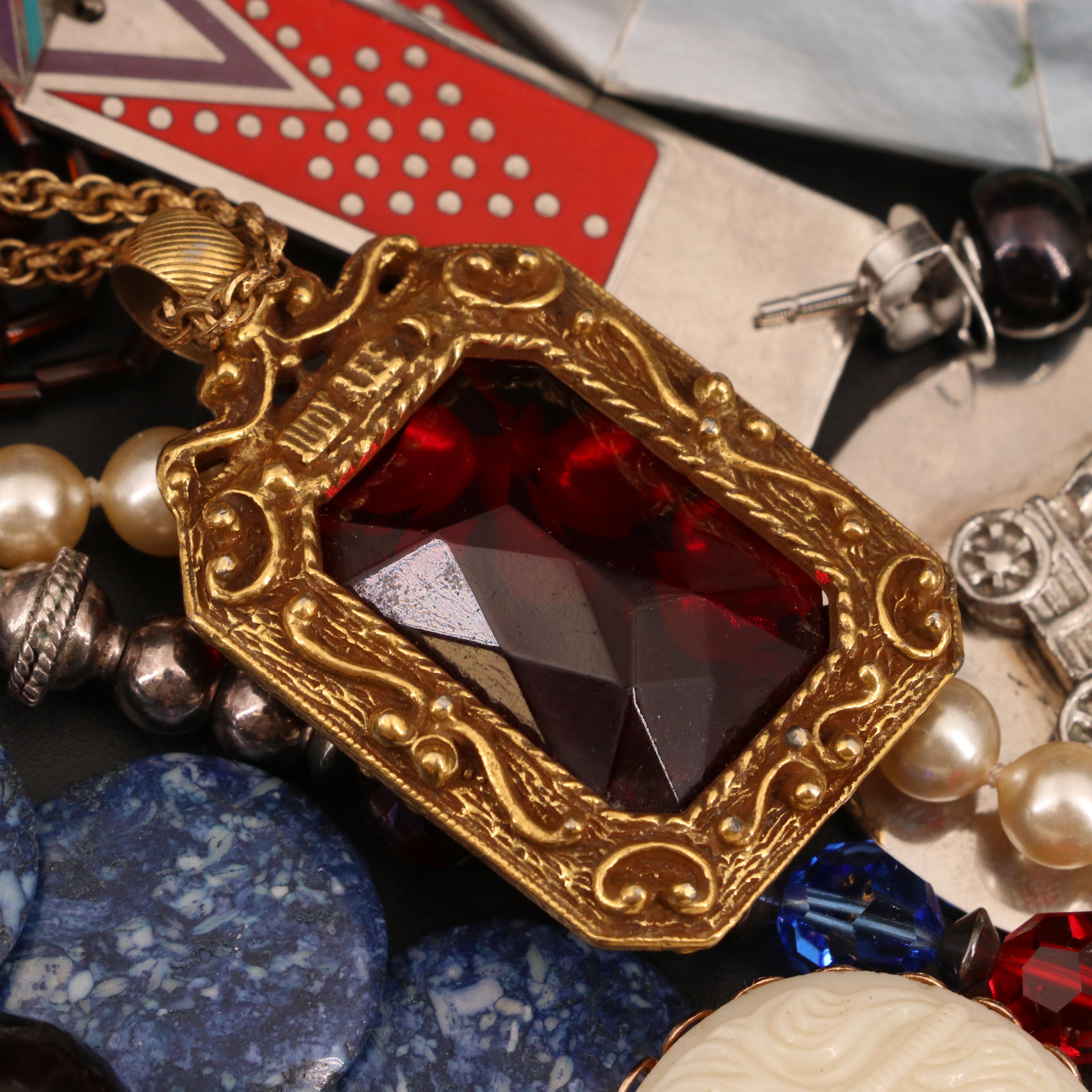 Vintage Jewelry Featuring Judy Lee and Laurel Burch "Nicolai" Earrings