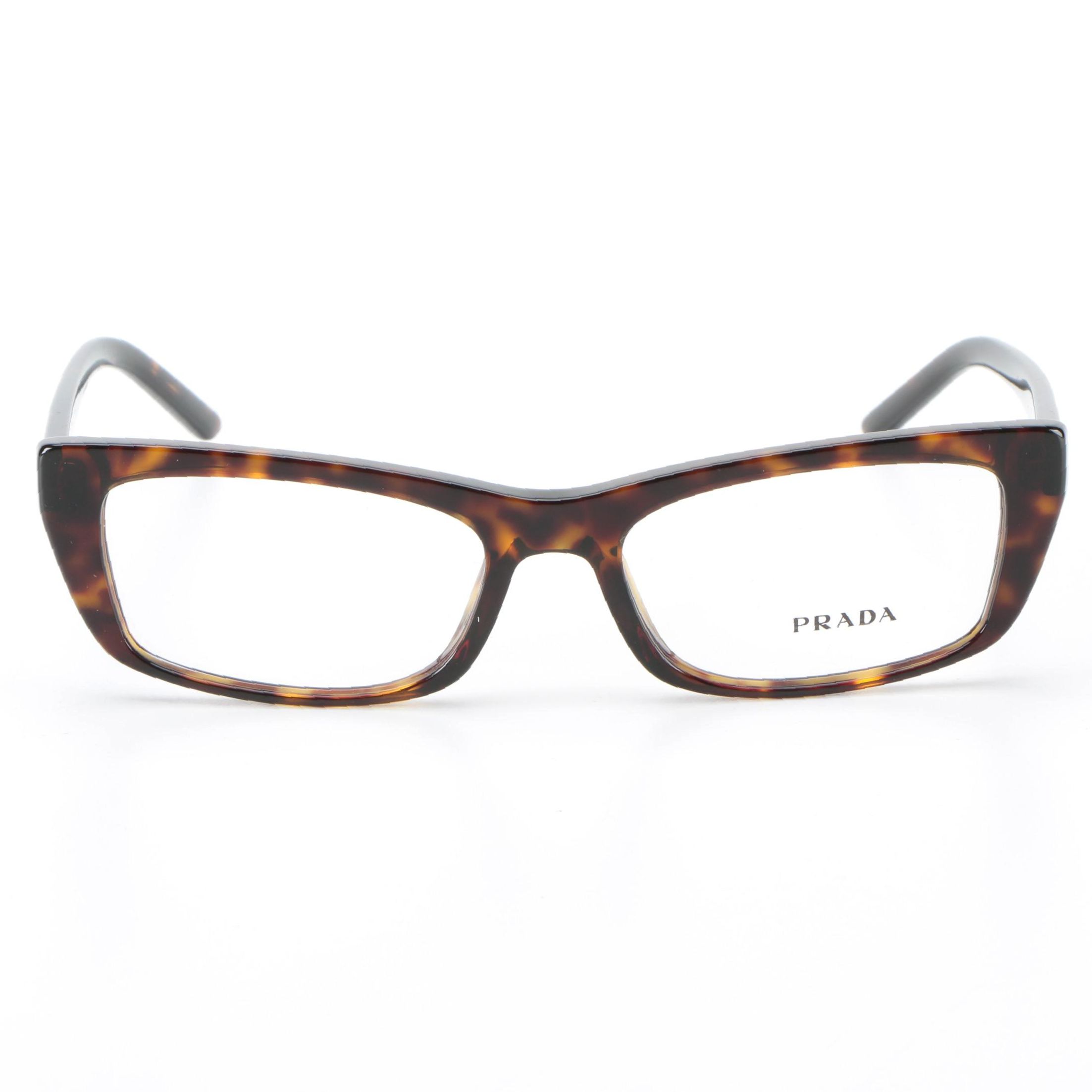 Prada VPR 10X Rectangular Eyeglasses with Case and Box