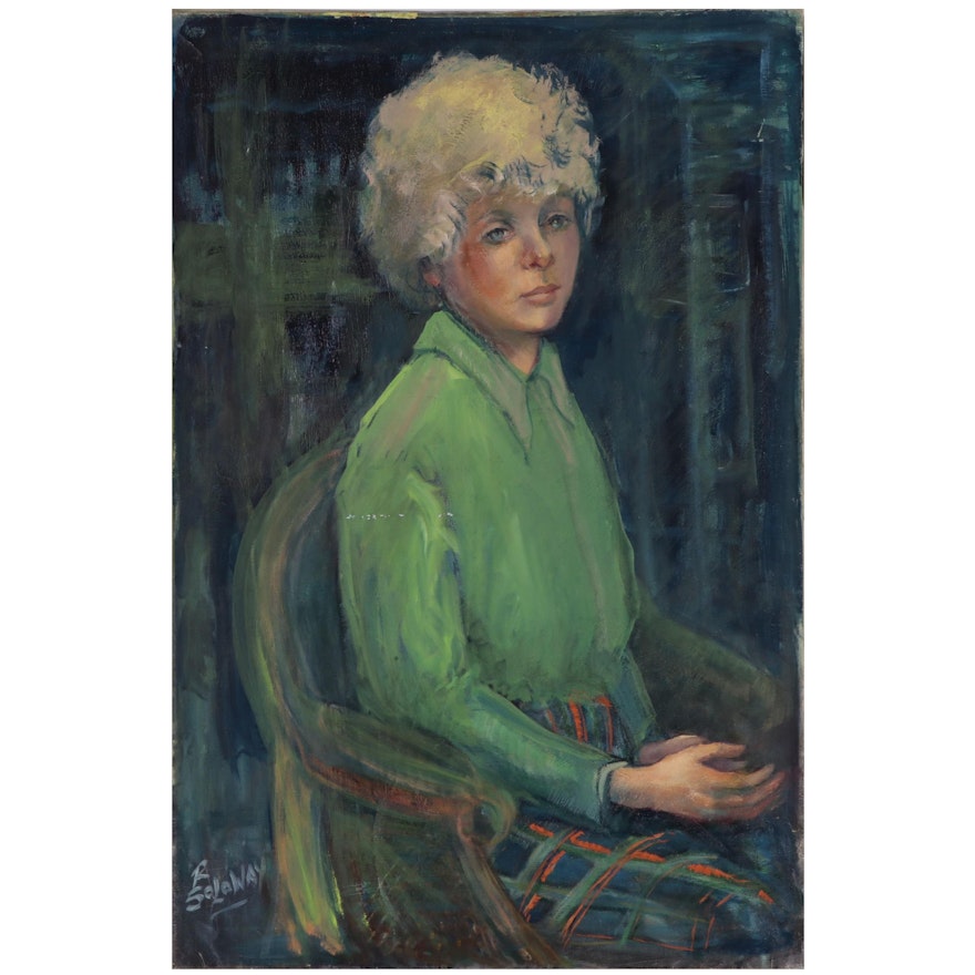 Reta Soloway Portrait Oil Painting "Blond Girl"