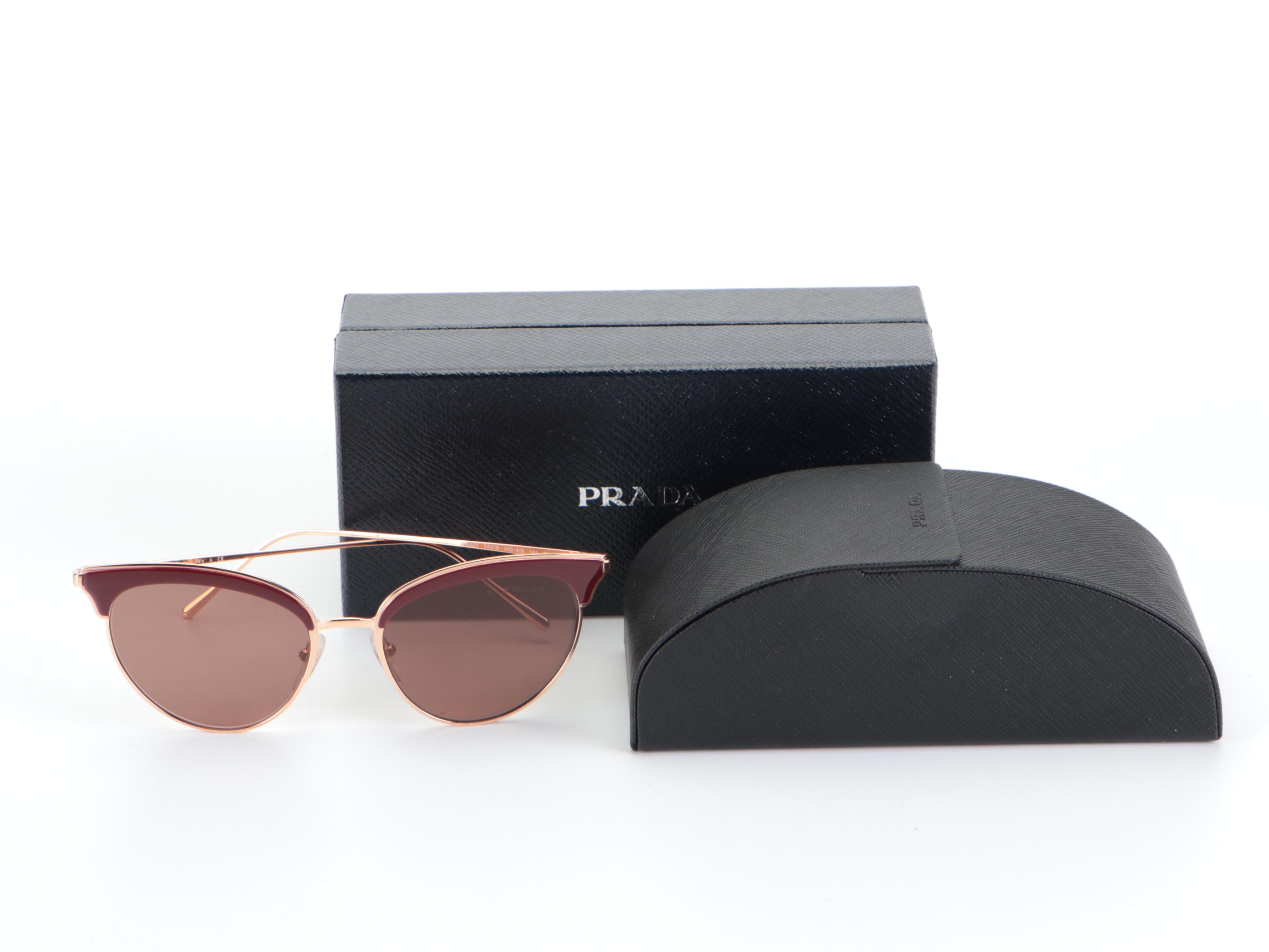 Prada SPR60V Sunglasses with Case and Box