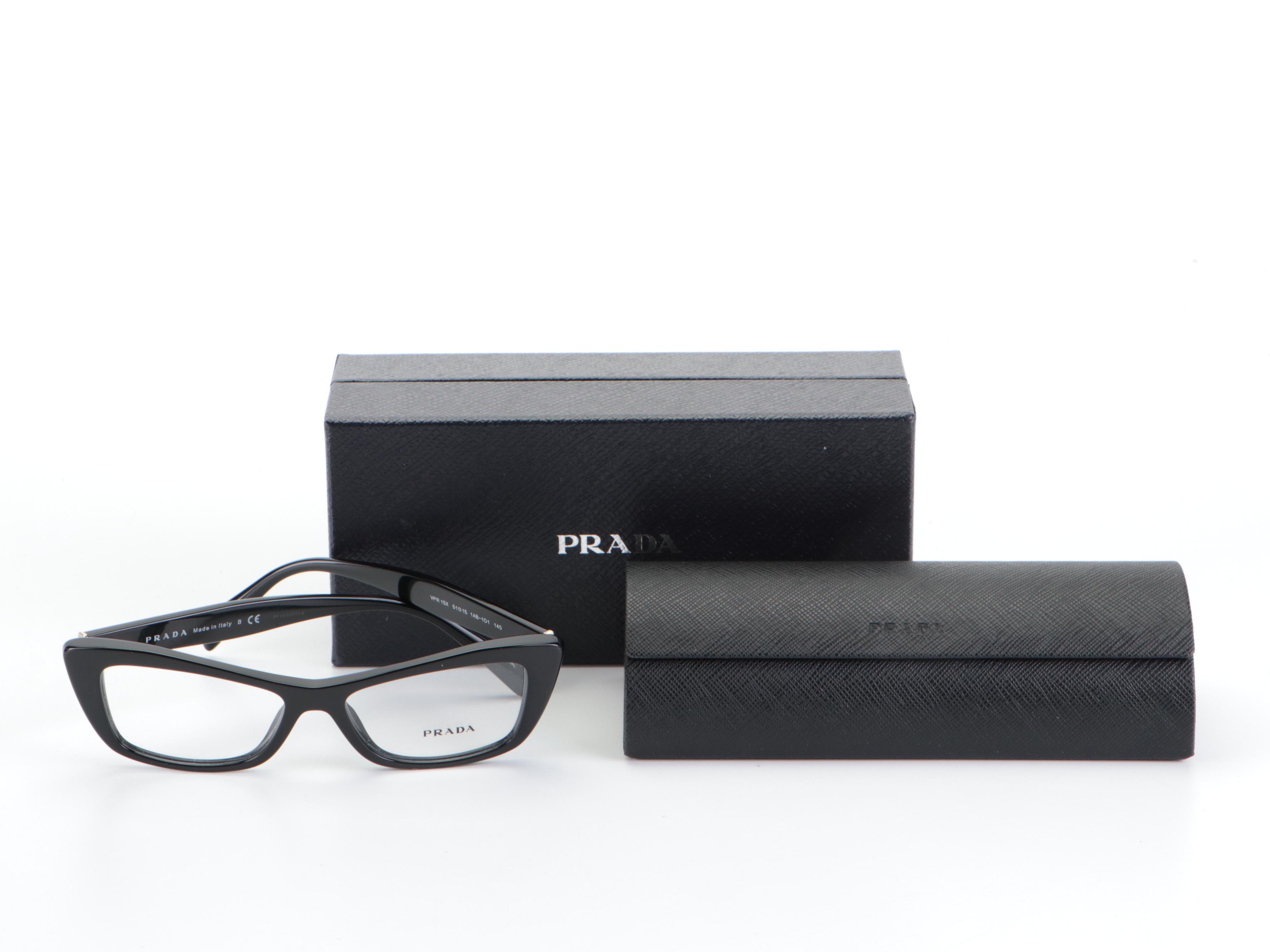 Prada VPR15X Optical Frames with Case and Box