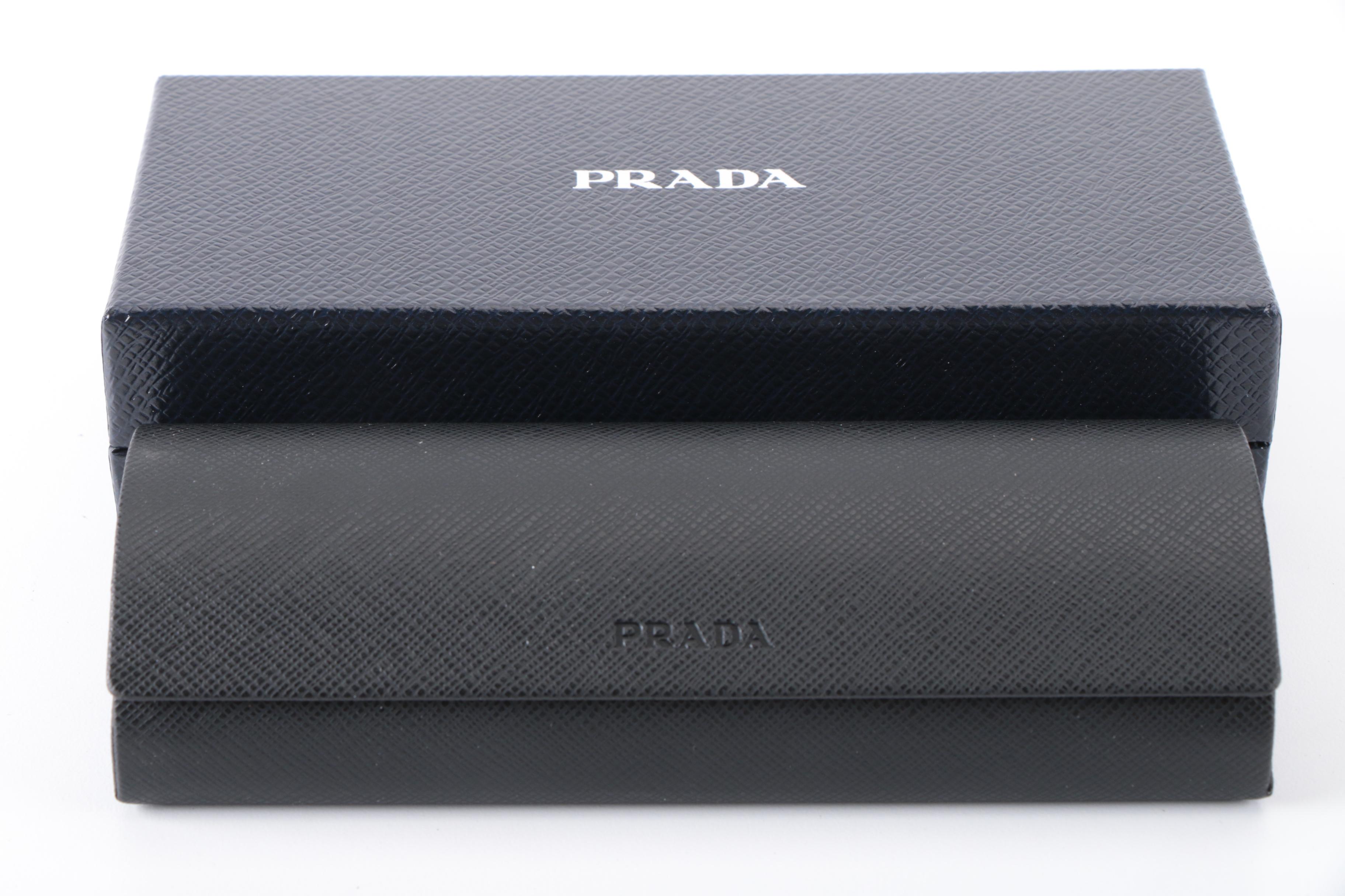 Prada VPR 10V Red and Havana Eyeglasses with Case