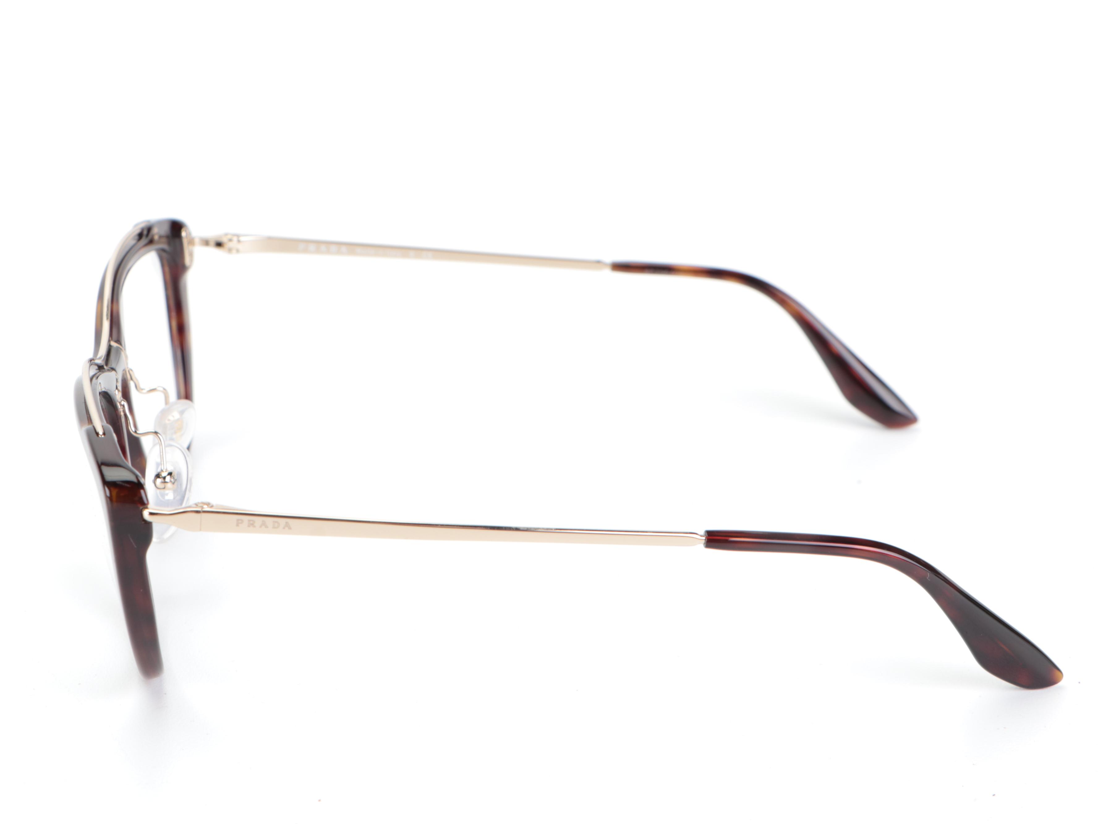 Prada VPR 04V Modified Cat Eye Eyeglasses with Case and Box