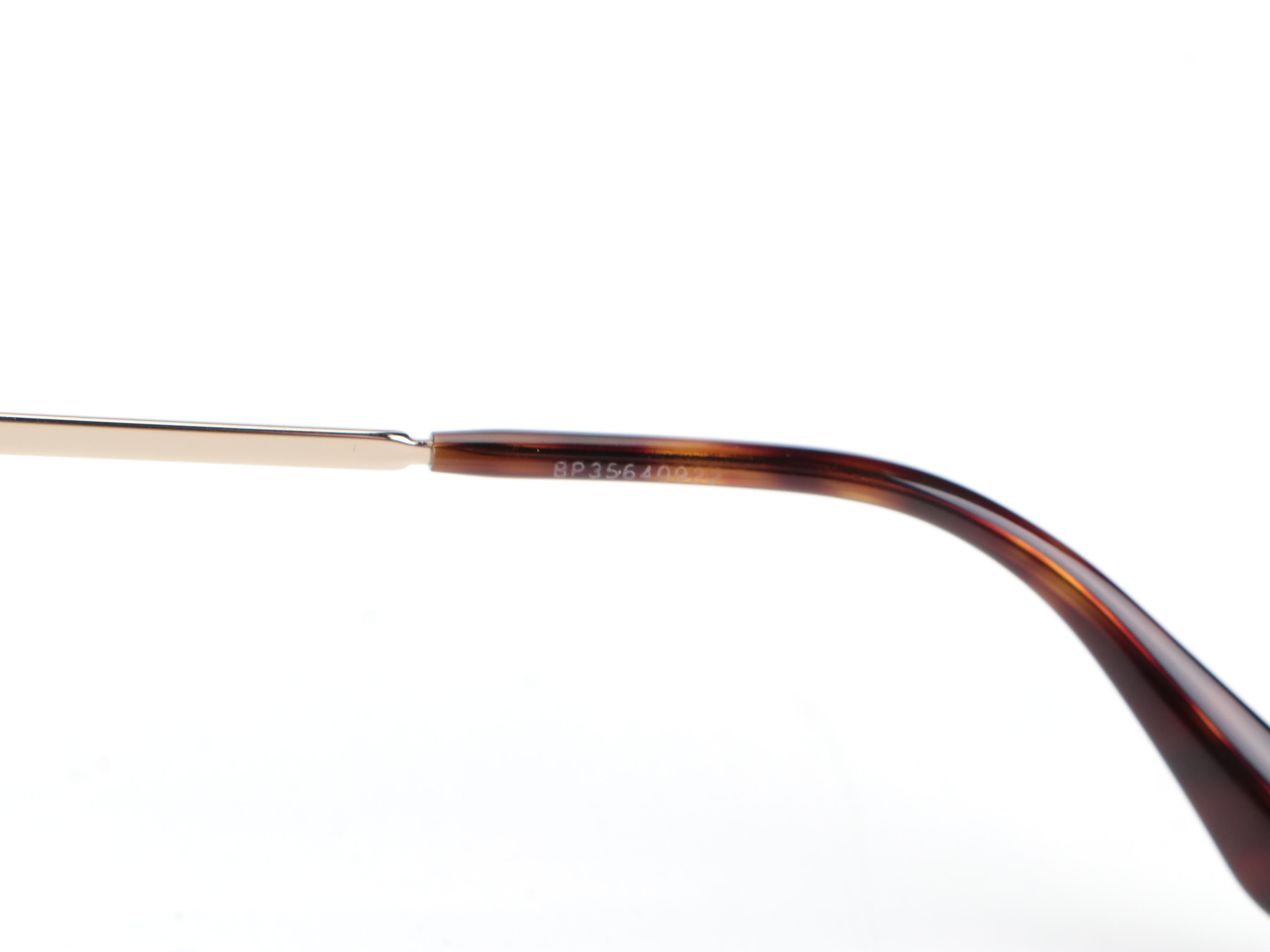 Prada VPR 04V Modified Cat Eye Eyeglasses with Case and Box