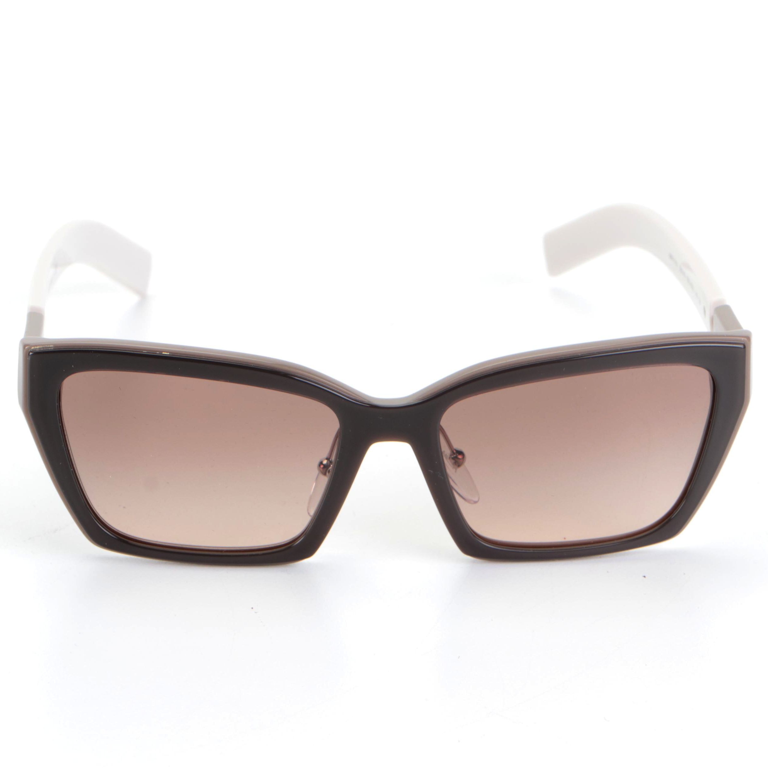 Prada SPR 14X Rectangular Sunglasses in Box