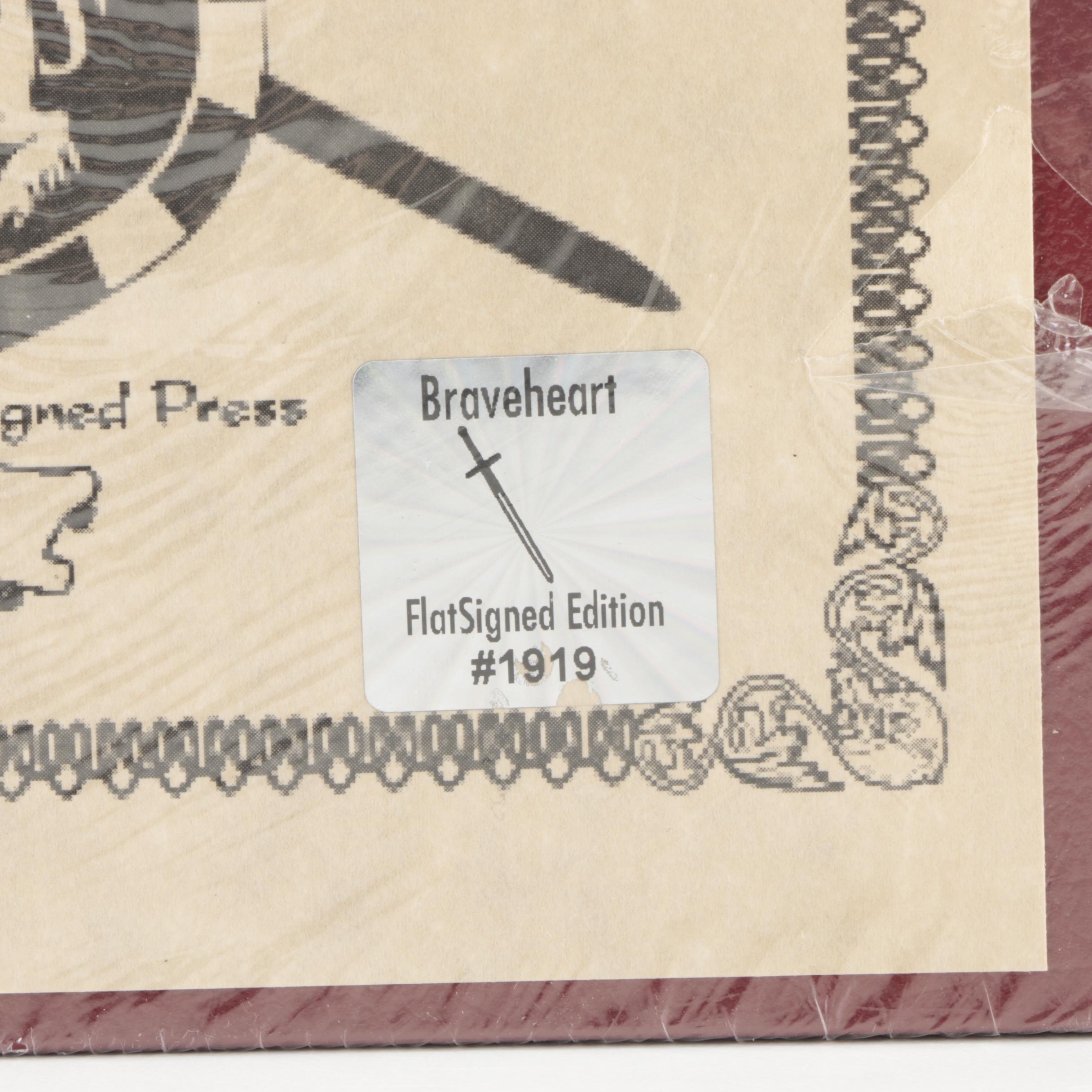 Signed Limited Edition "Braveheart" Novel and Screenplay by Randall Wallace