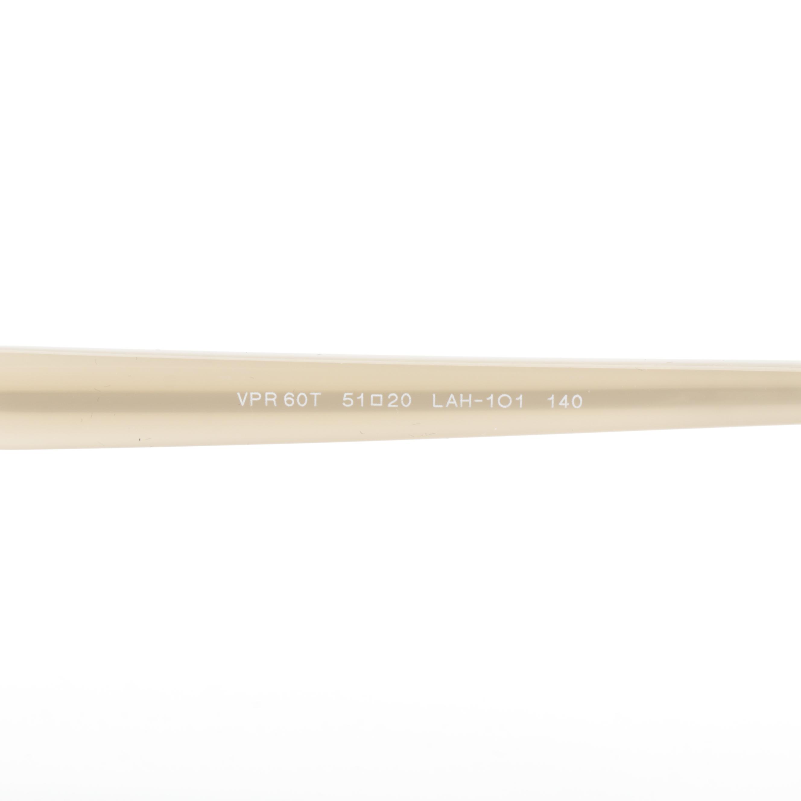 Prada VPR60T Journal Round Wire Frame Eyeglasses with Case