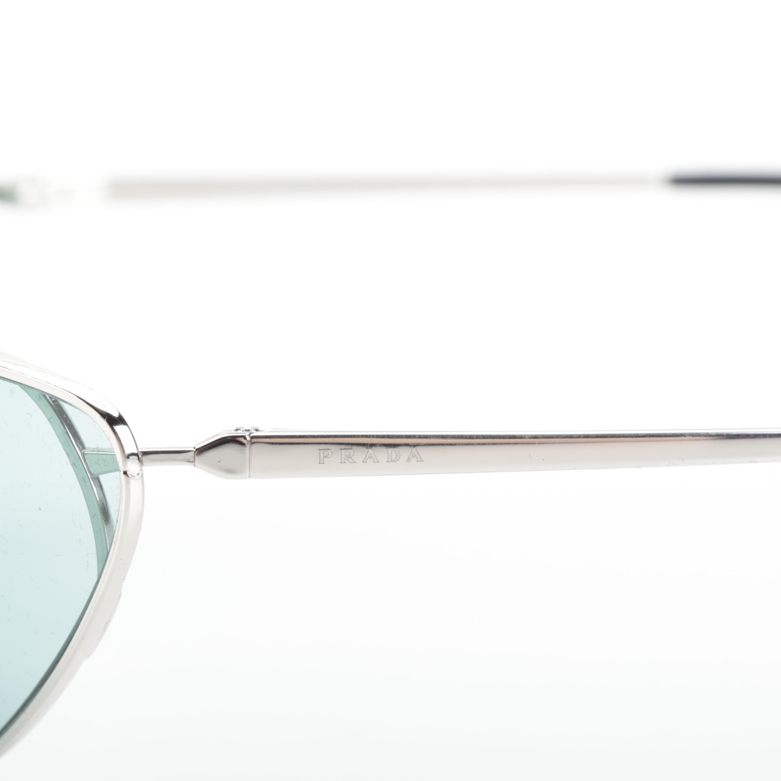 Prada SPR62V Modified Cat Eye Sunglasses with Case