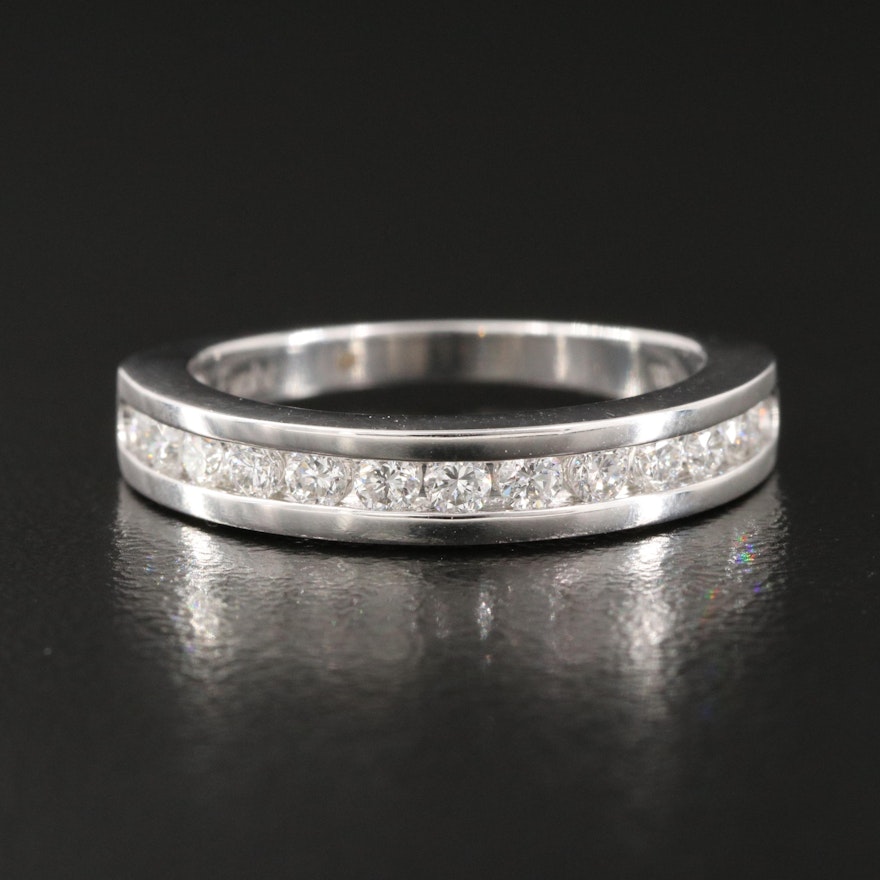 10K Channel Set 0.51 CTW Diamond Band