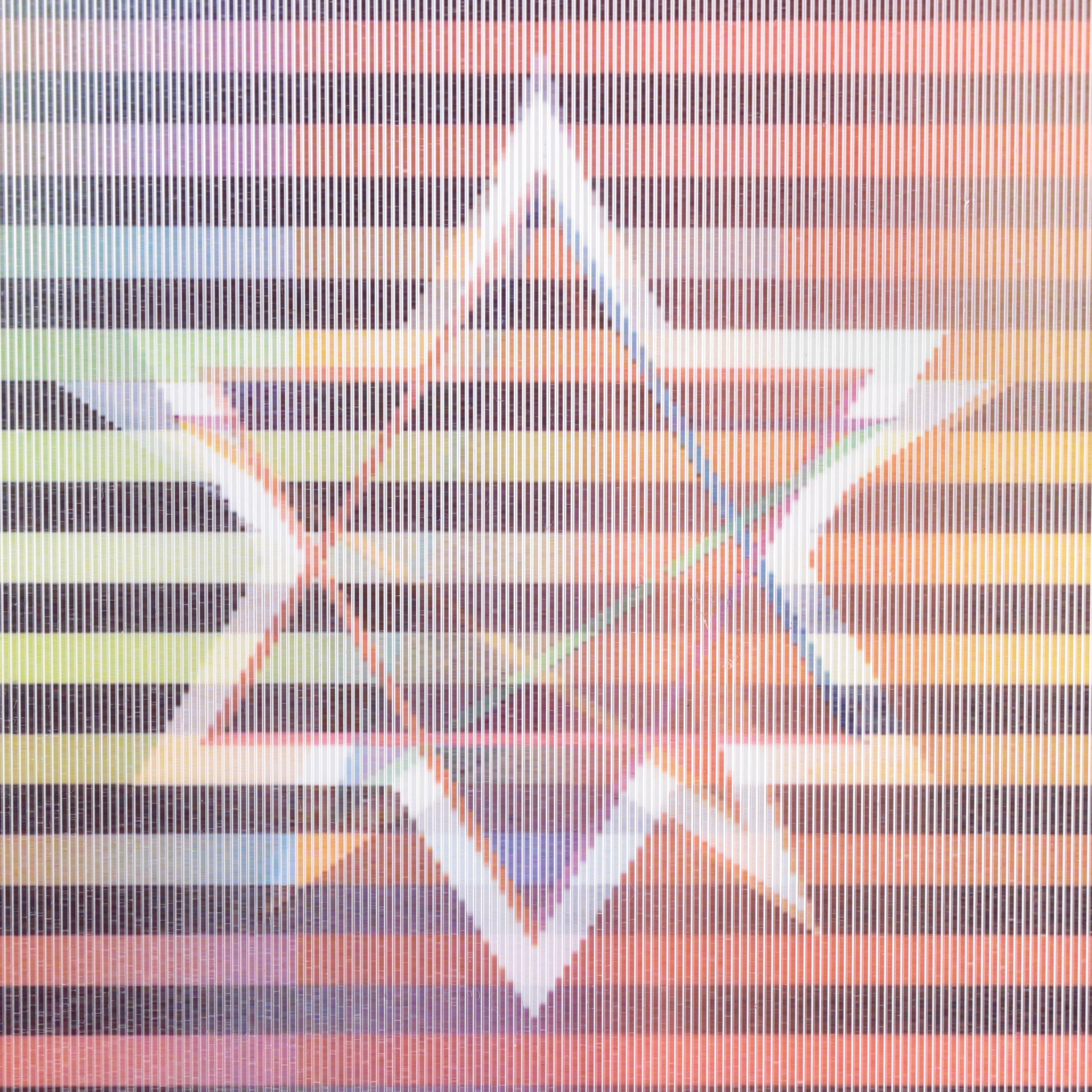 Yaacov Agam Op Art Agamograph "Star of David"