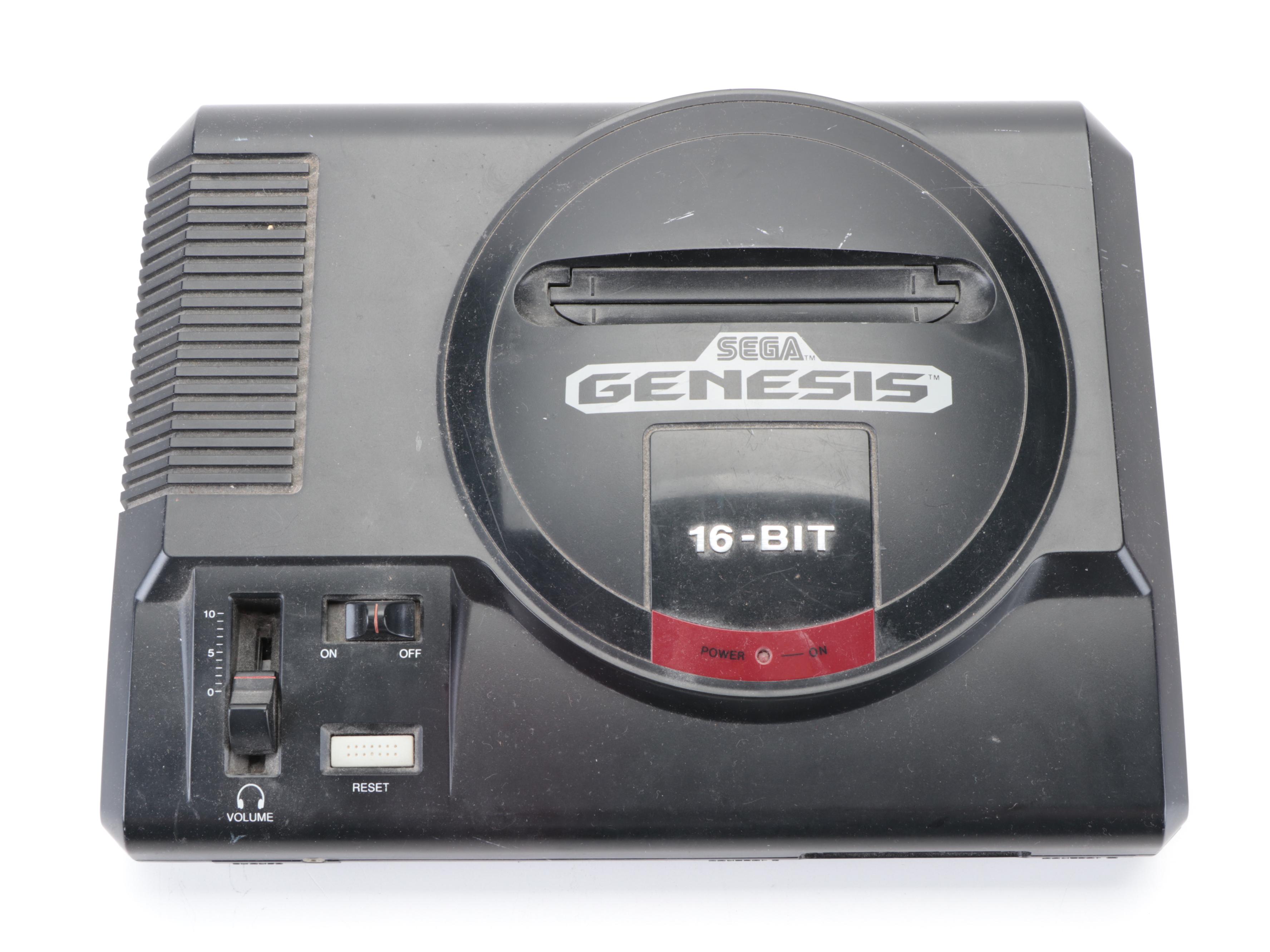 Sega Genesis 16-Bit System with Nine Games