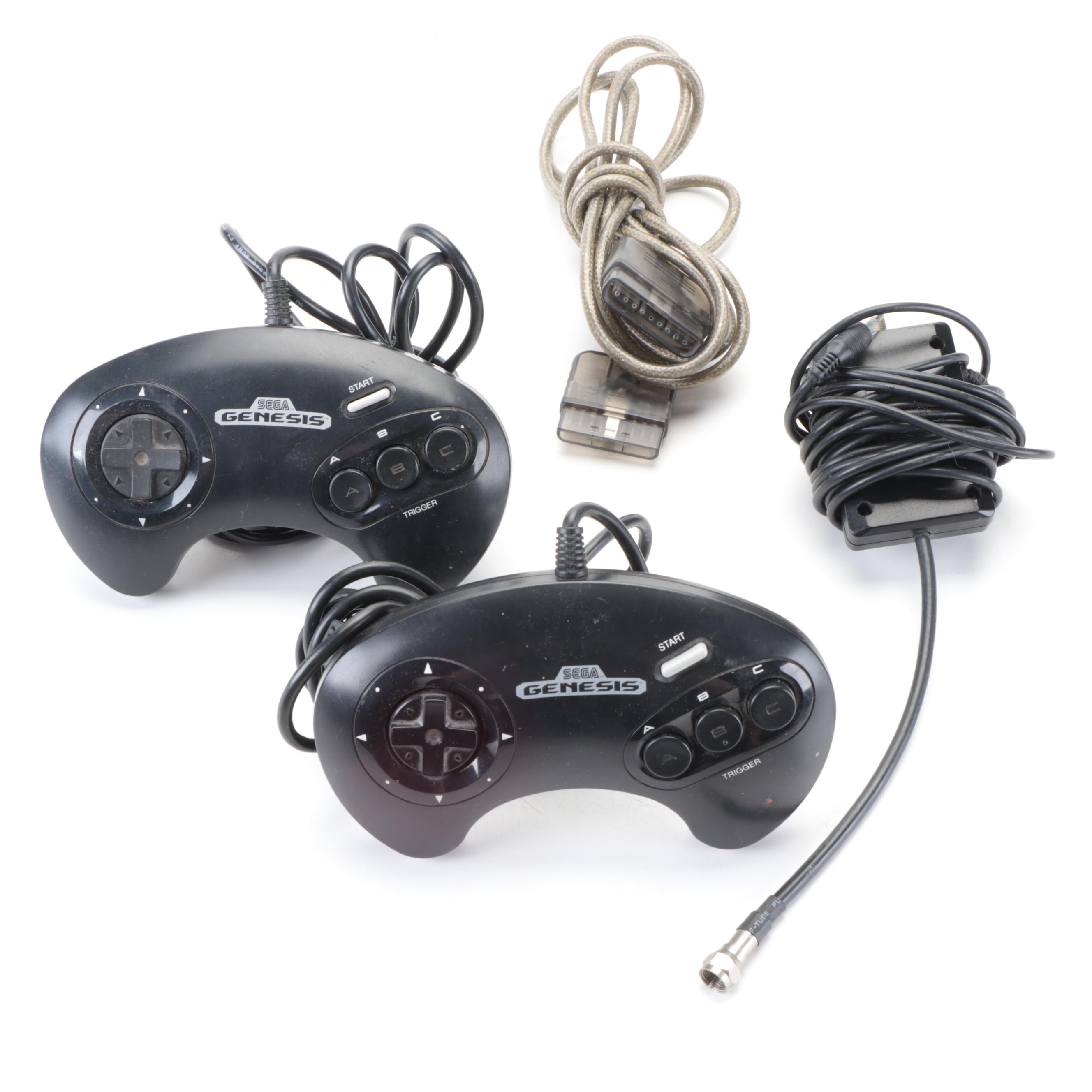 Sega Genesis 16-Bit System with Nine Games