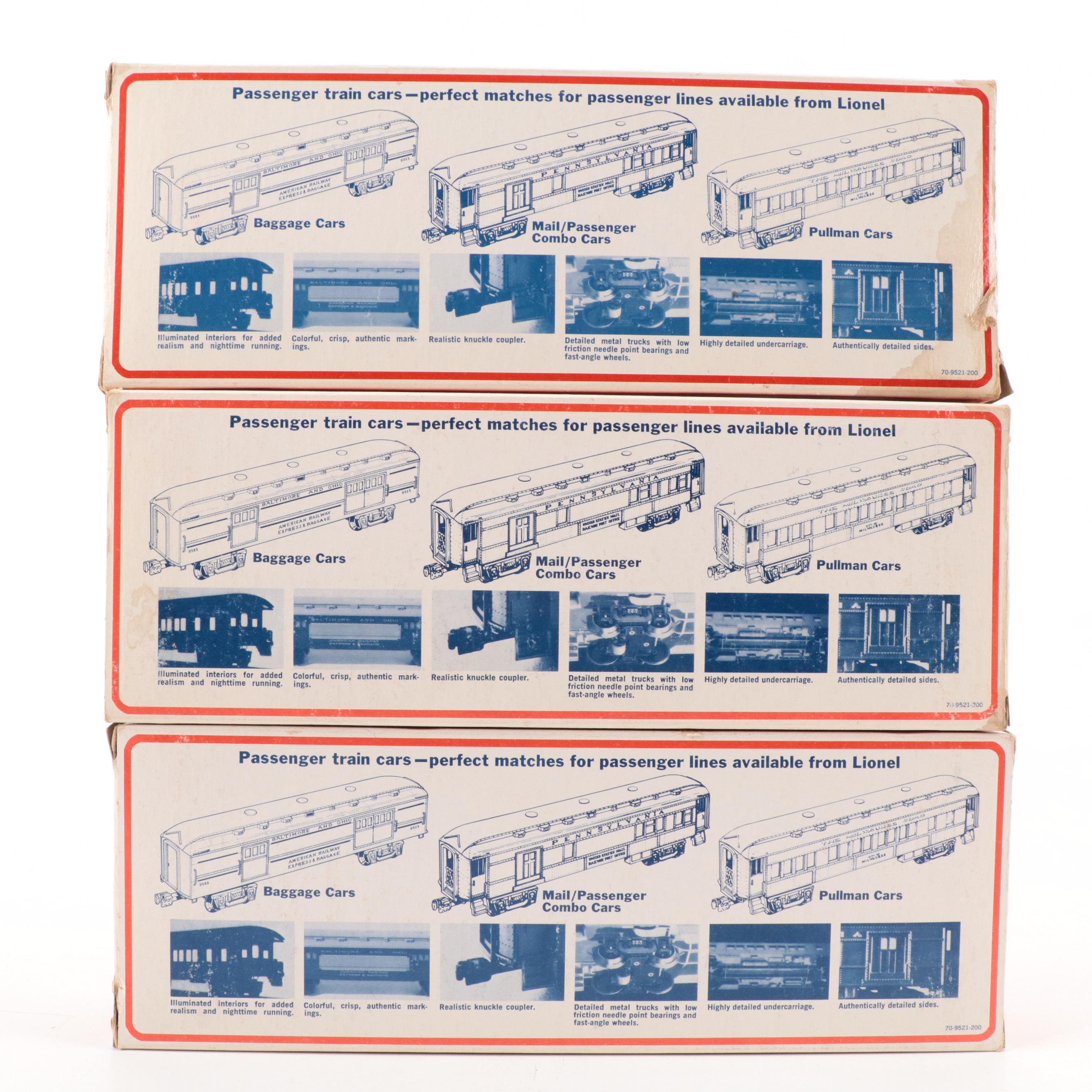 Lionel O Gauge Presidential Campaign and Other Train Cars