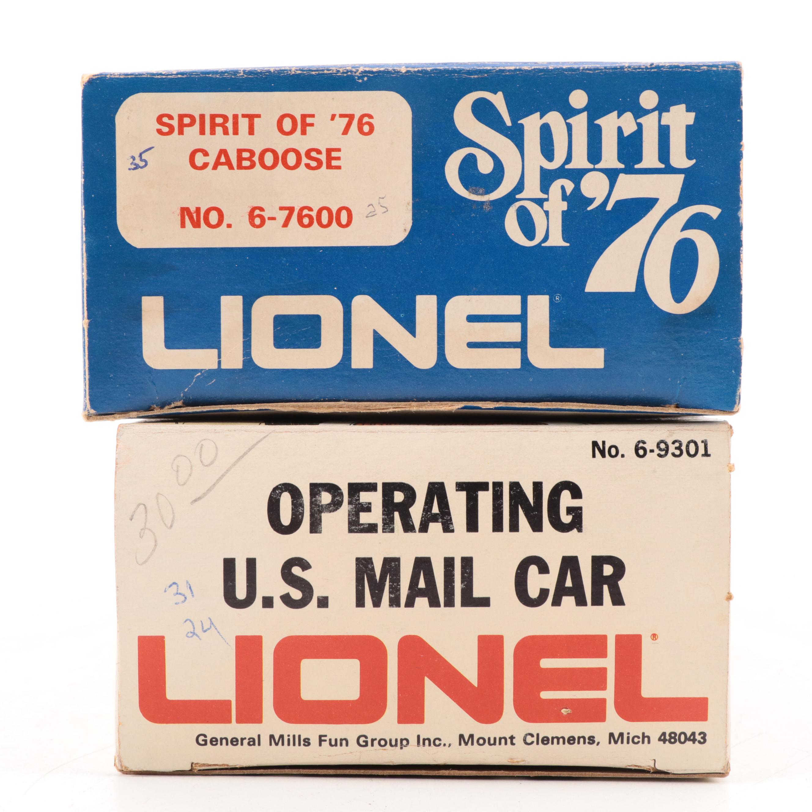 Lionel O Gauge Presidential Campaign and Other Train Cars