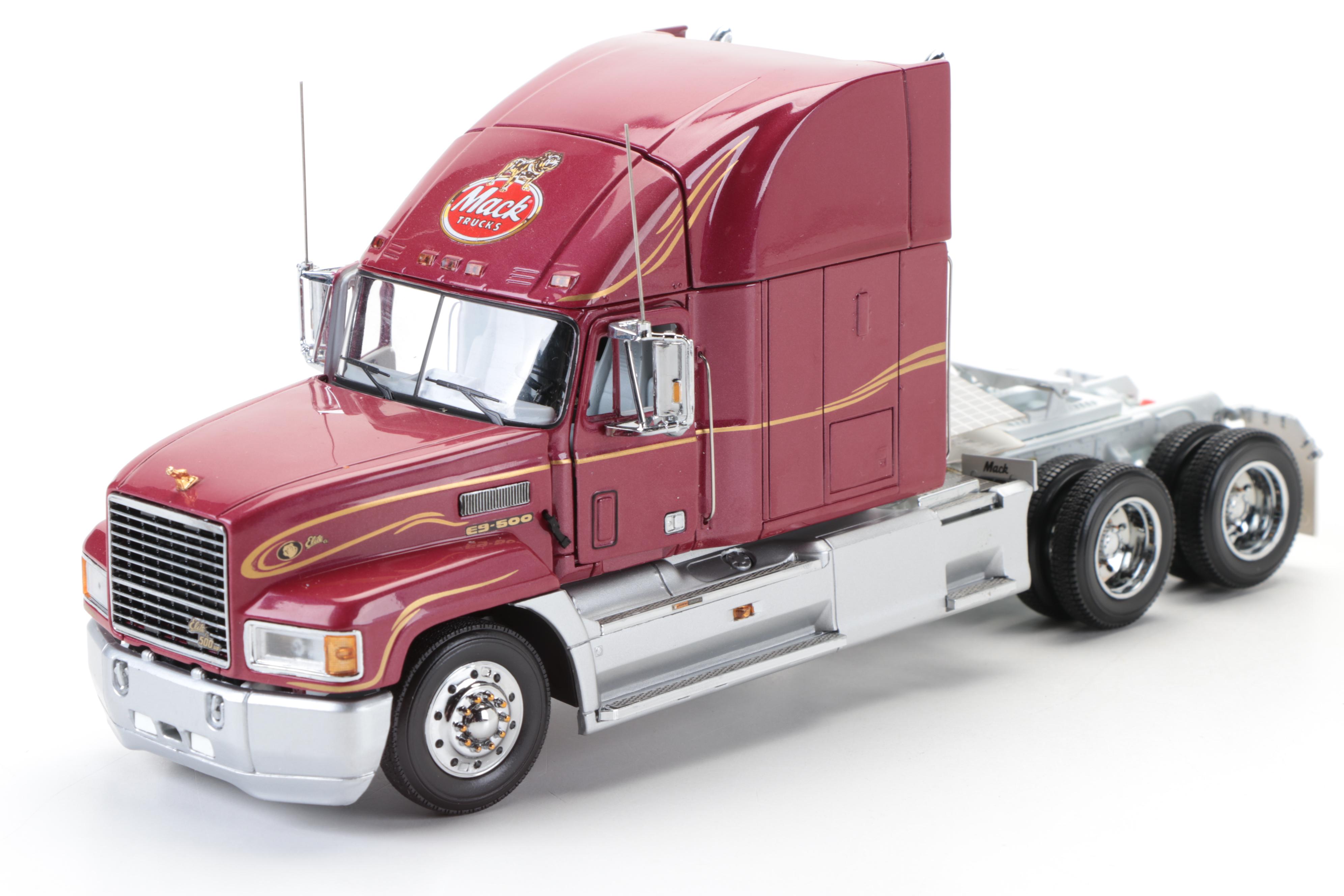 The Franklin Mint Mack Refrigerated Truck and Other Diecast Model Vehicles