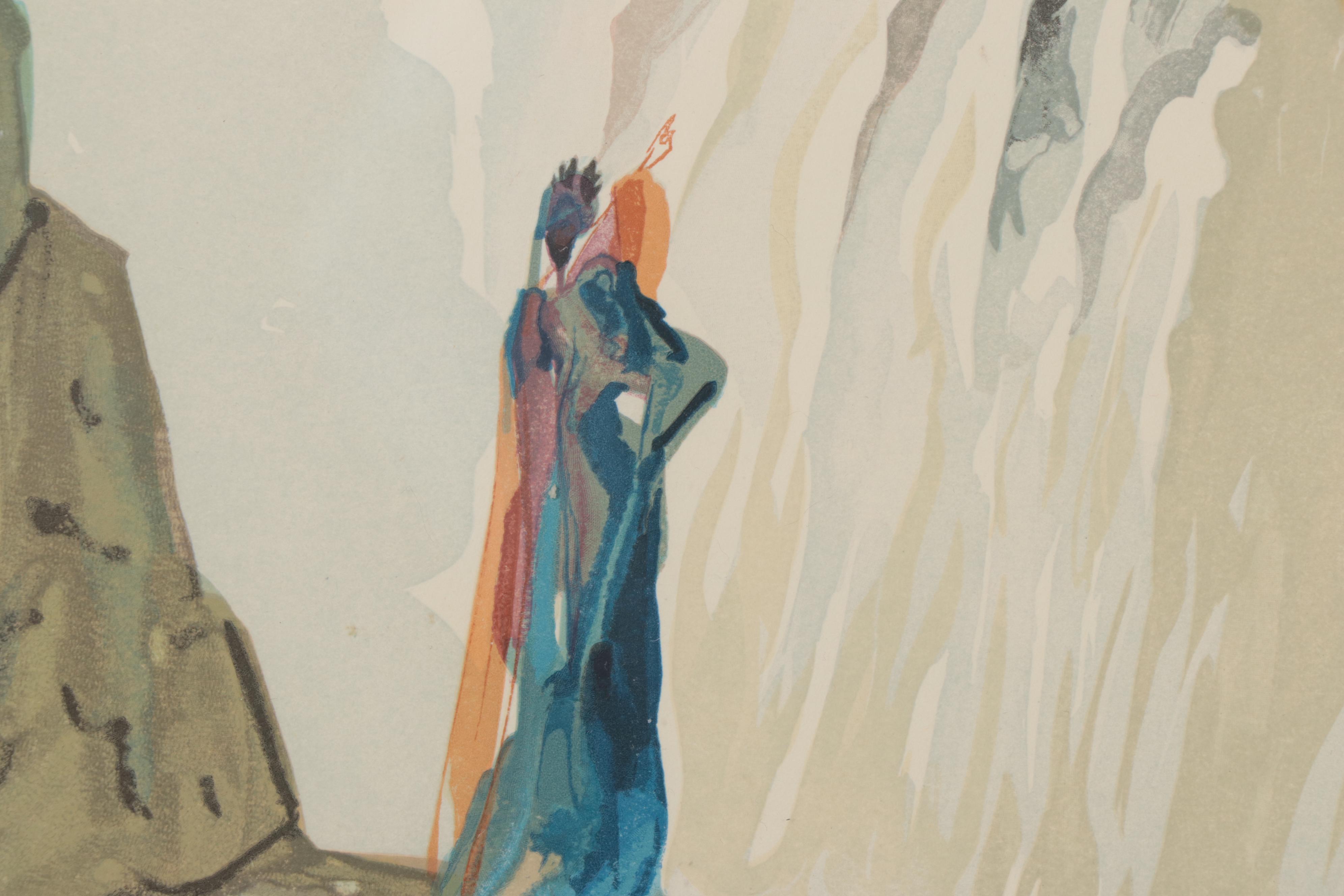 Salvador Dalí Wood Engraving "La Beaute des Sculptures"