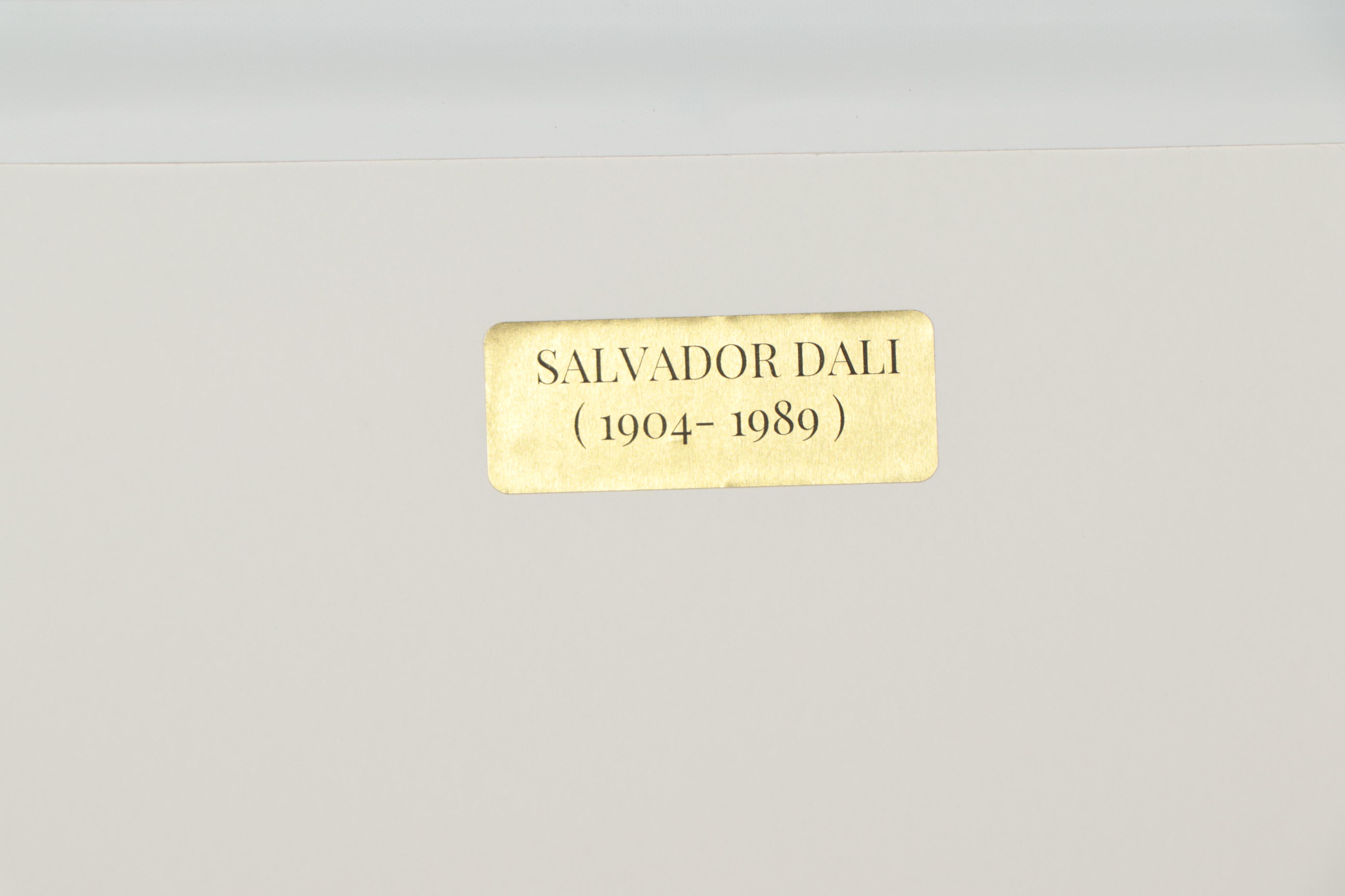 Salvador Dalí Wood Engraving "La Beaute des Sculptures"