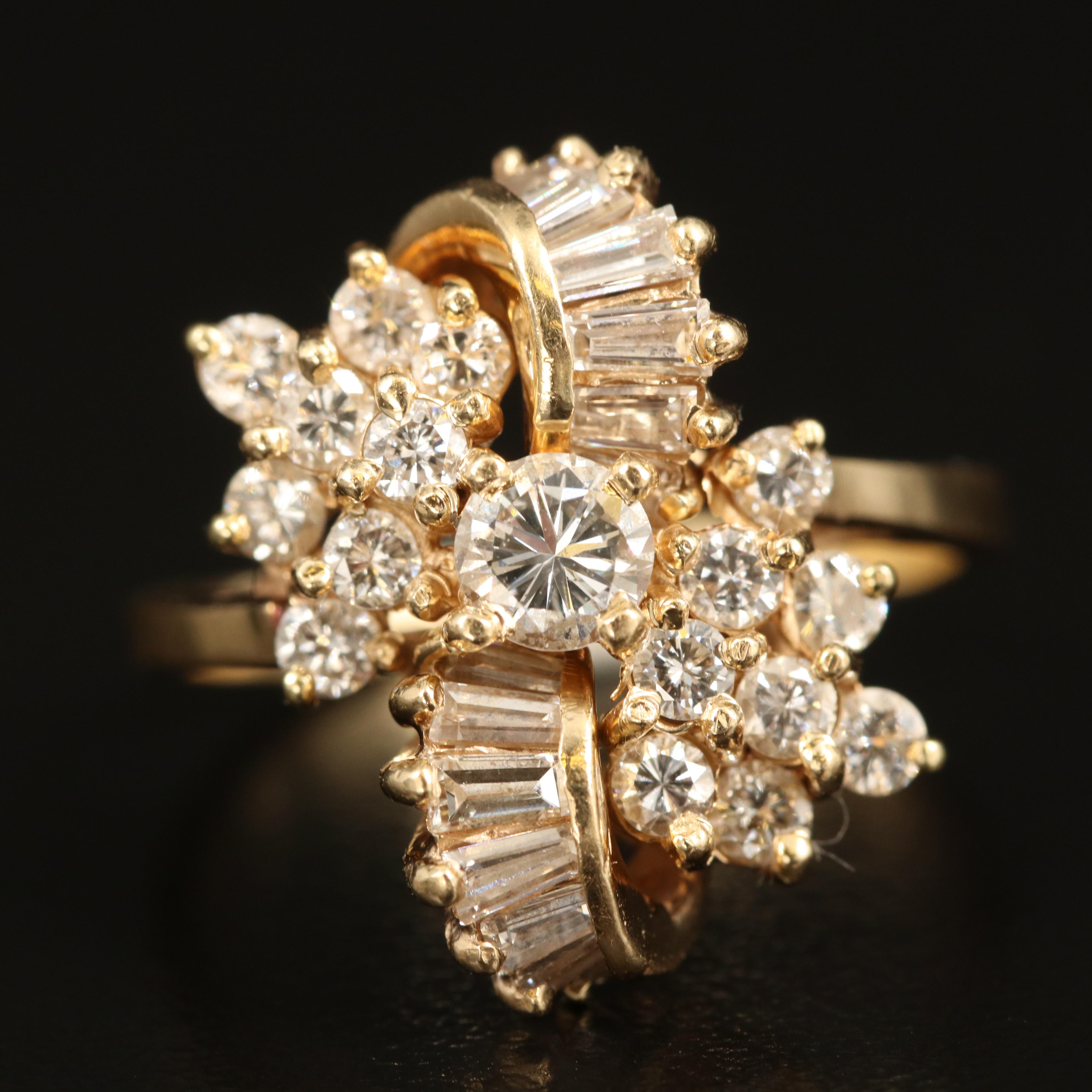 14K 1.19 CTW Diamond Ring