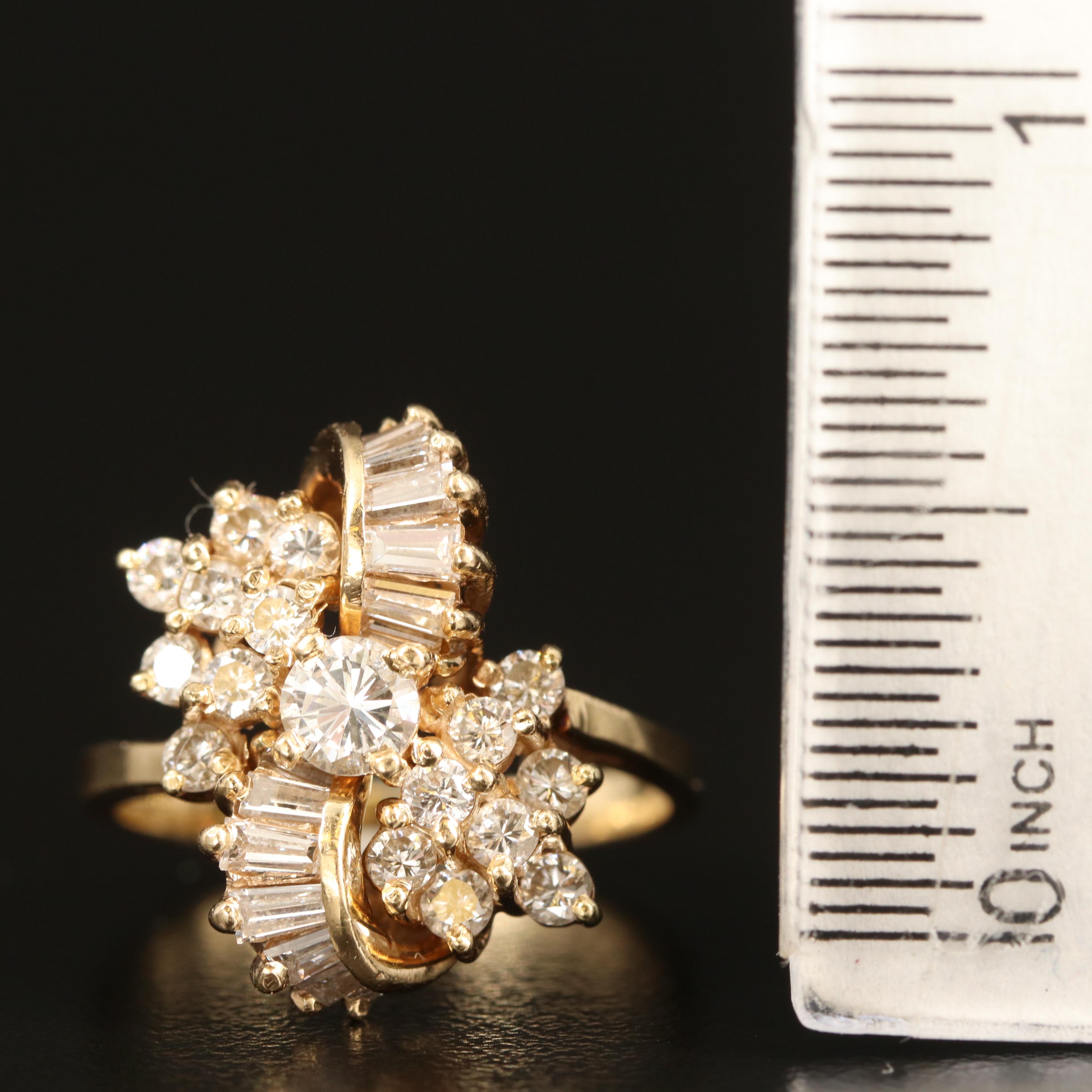 14K 1.19 CTW Diamond Ring