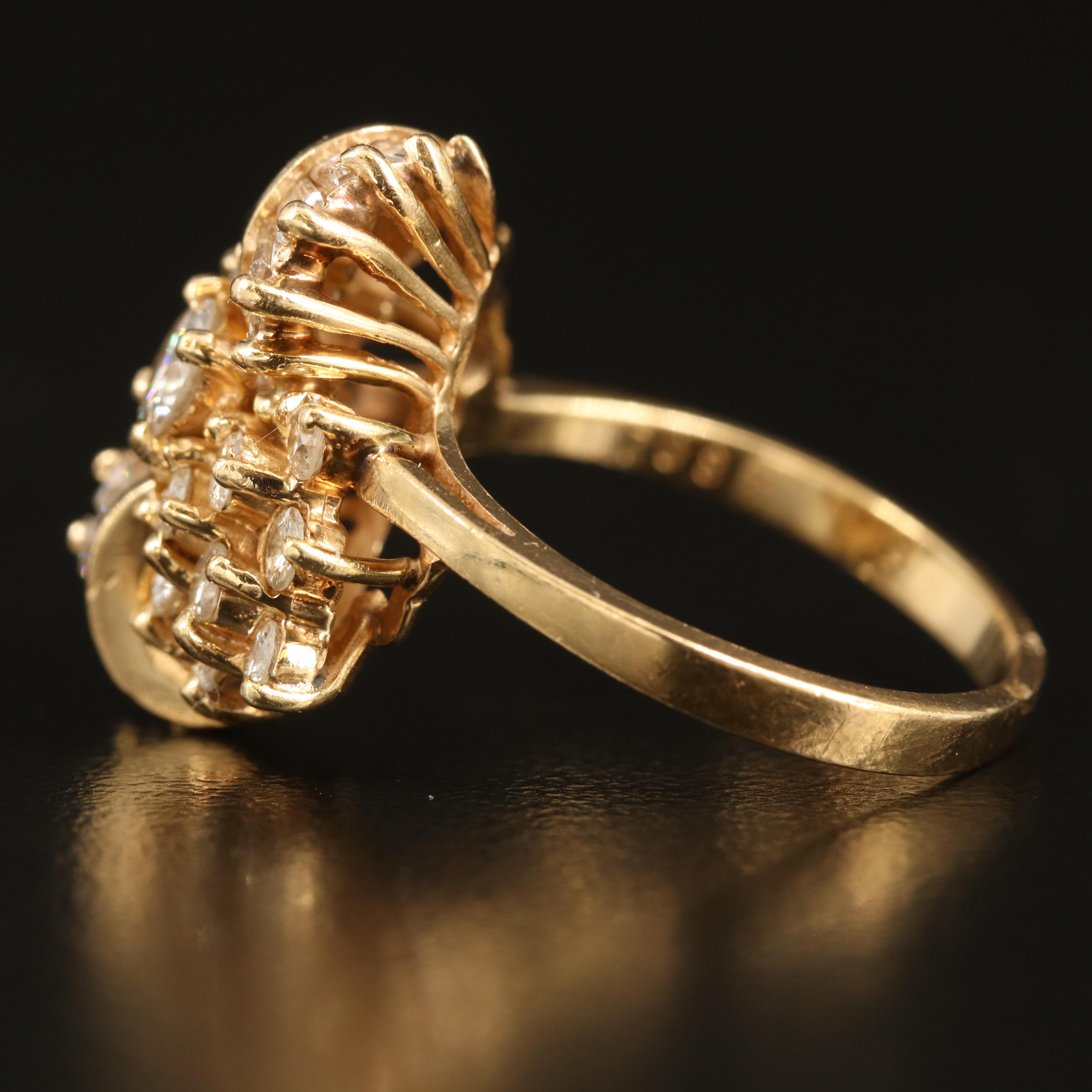 14K 1.19 CTW Diamond Ring