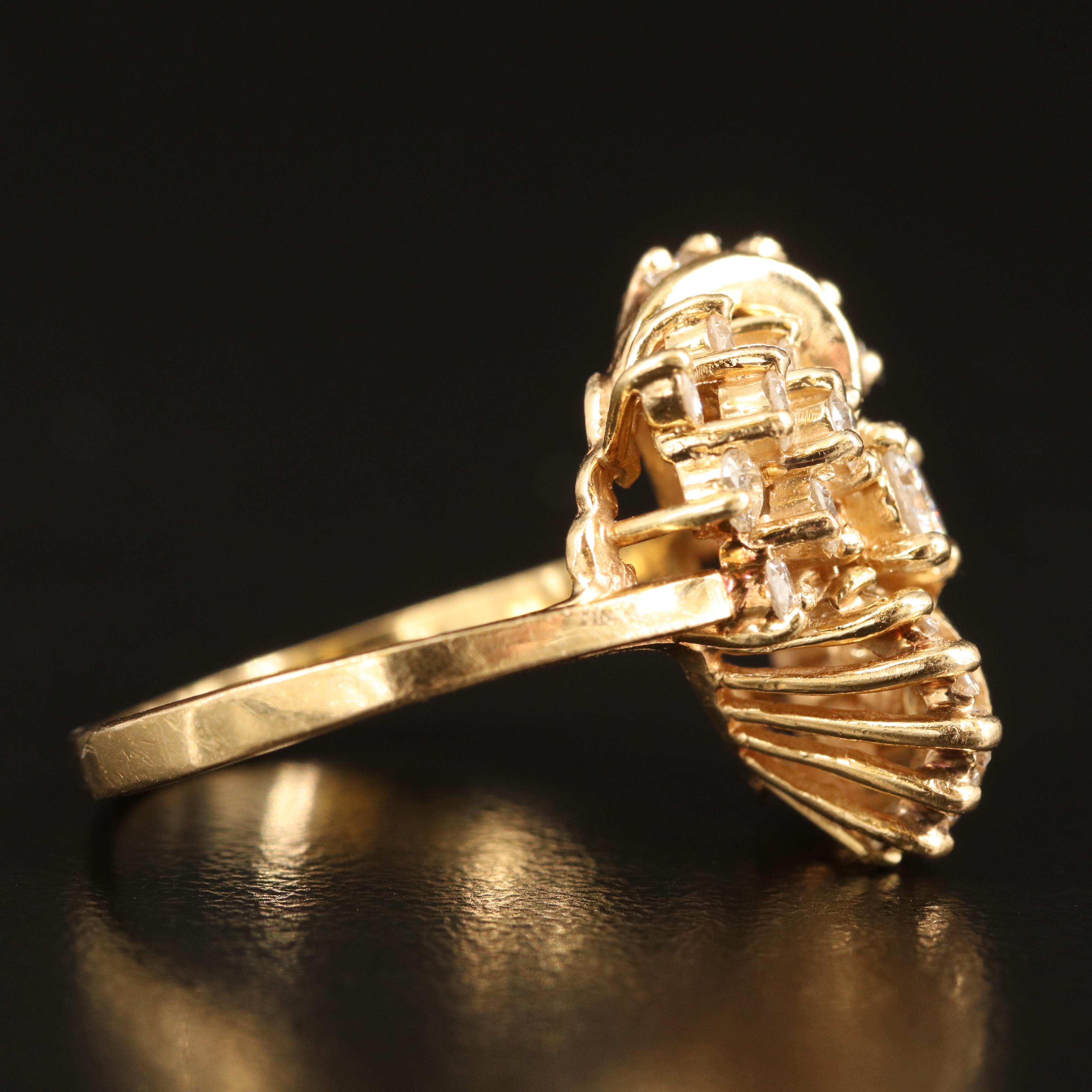 14K 1.19 CTW Diamond Ring