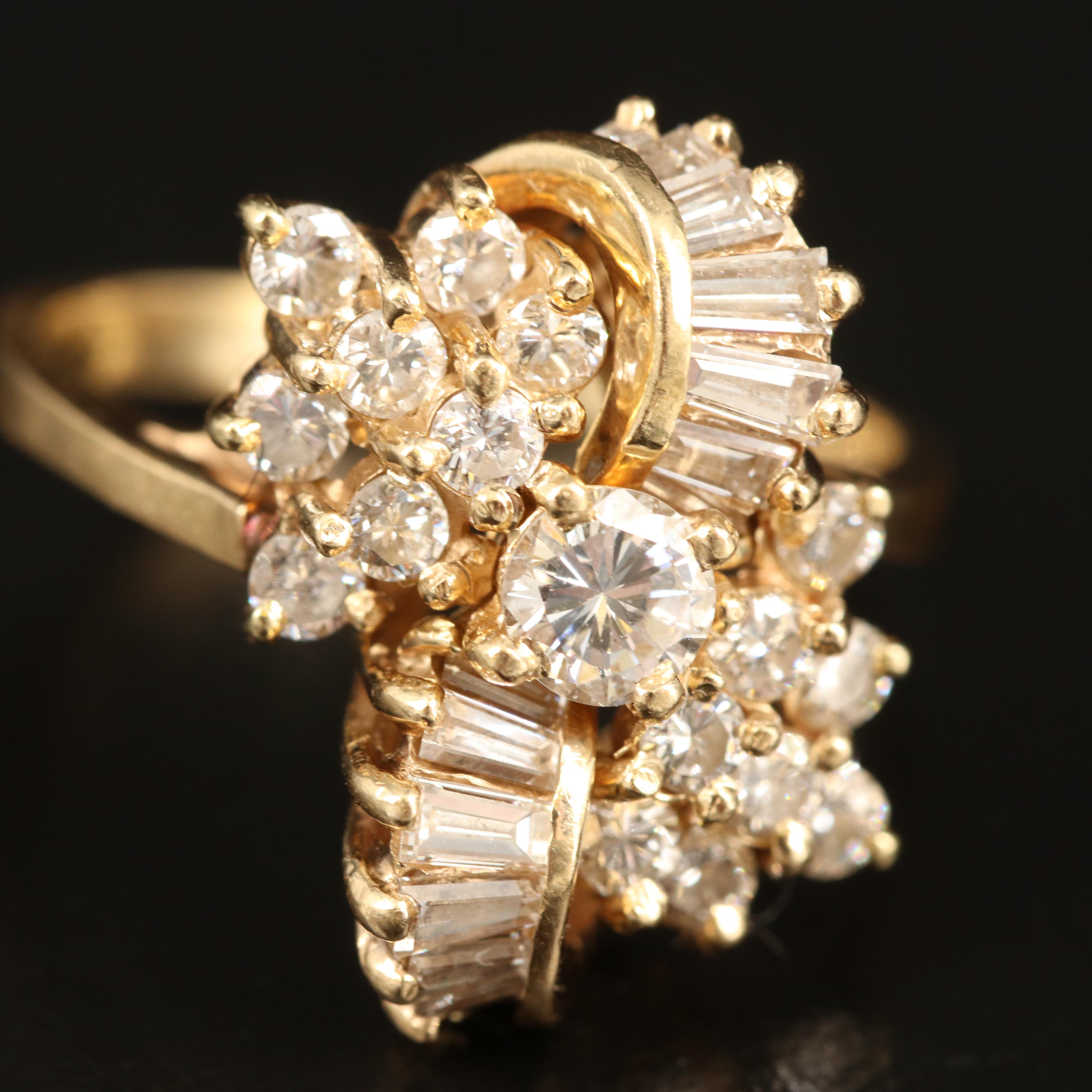 14K 1.19 CTW Diamond Ring