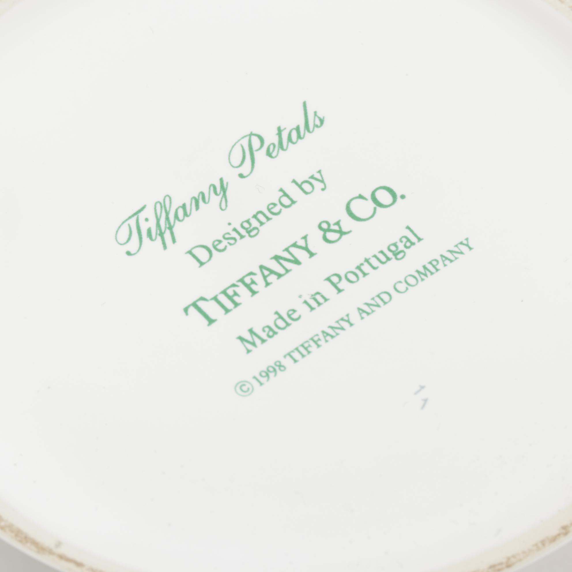 Tiffany & Co. "Tiffany Petals" Ceramic Vase, 1998