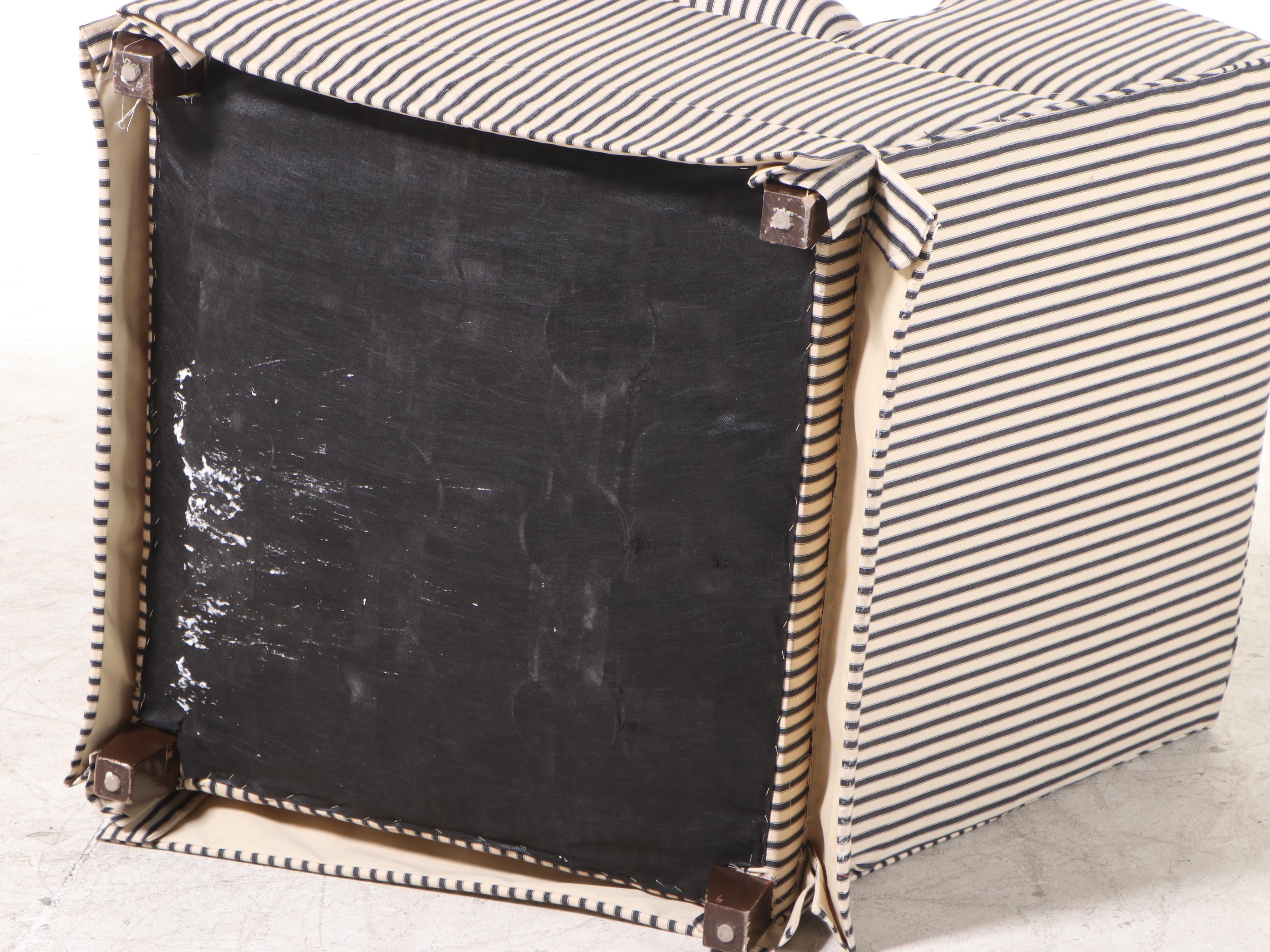 Custom-Upholstered Wingback Lounge Chair