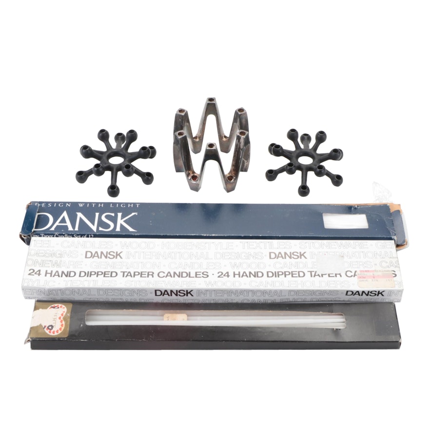 Dansk Candle Tapers, Candle Holders