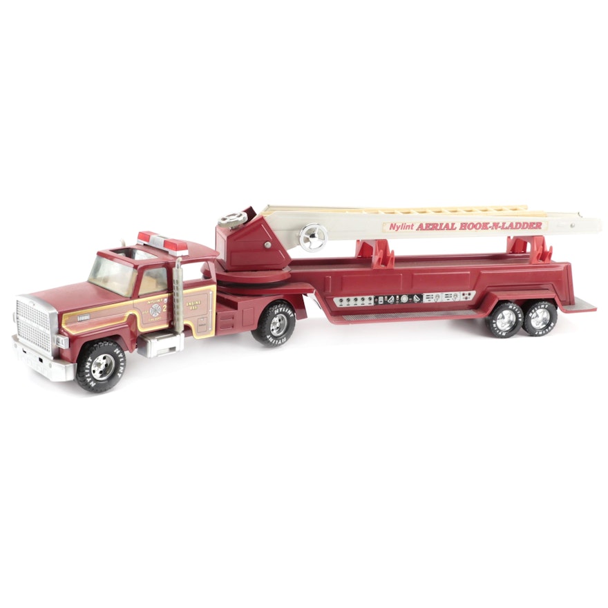 Nylint Pressed Steel Hook and Ladder Fire Truck