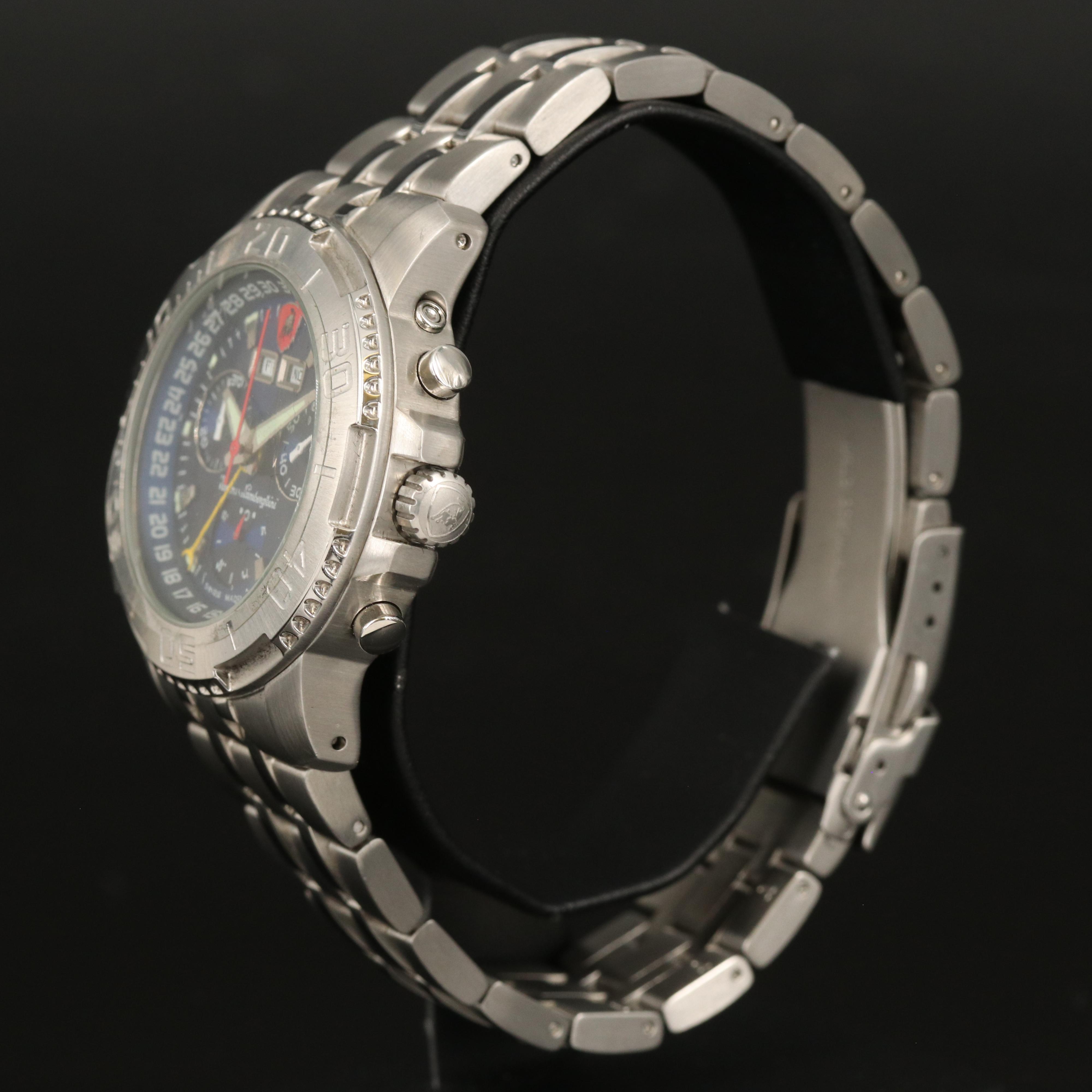 Tonino Lamborghini Chronograph Stainless Steel Watch