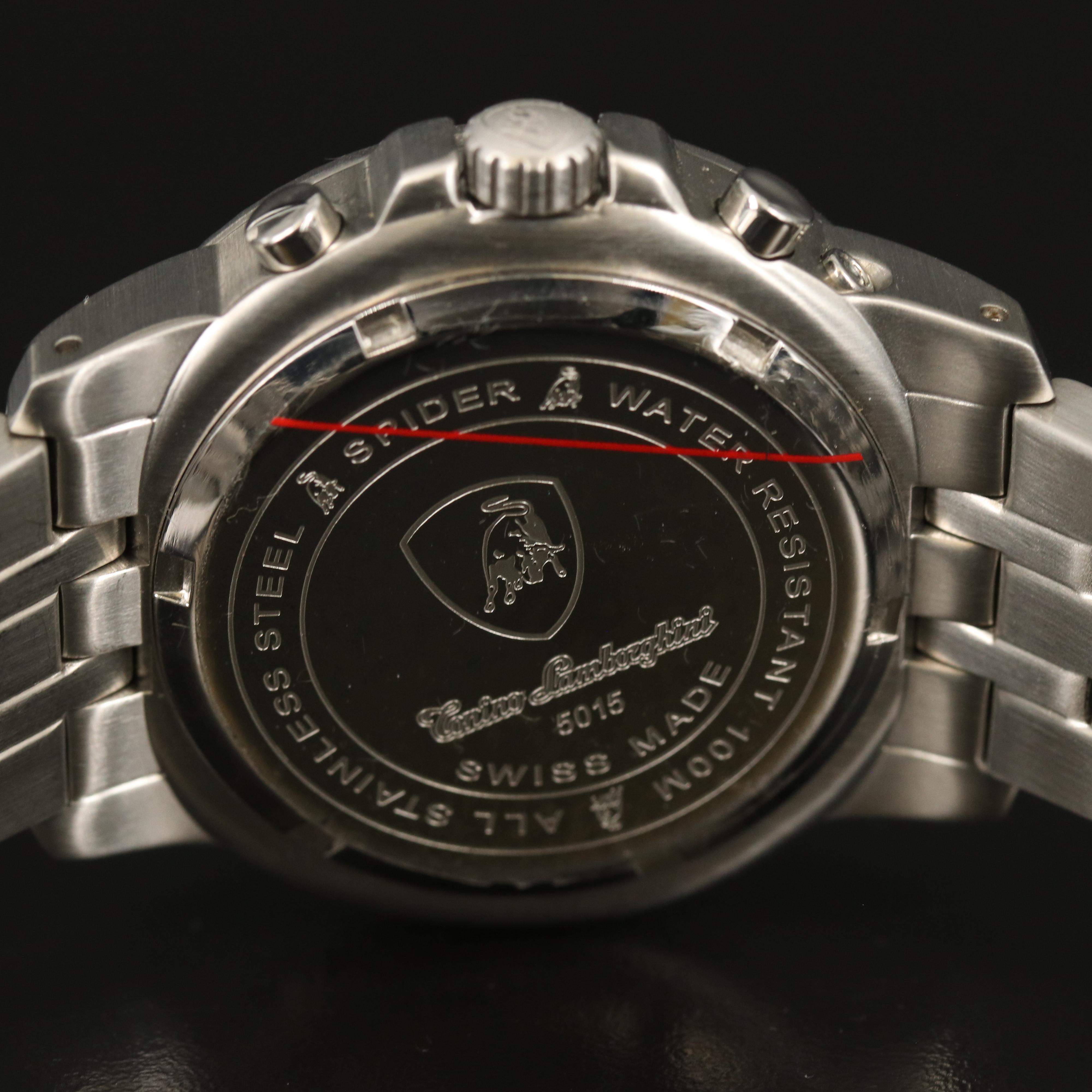 Tonino Lamborghini Chronograph Stainless Steel Watch