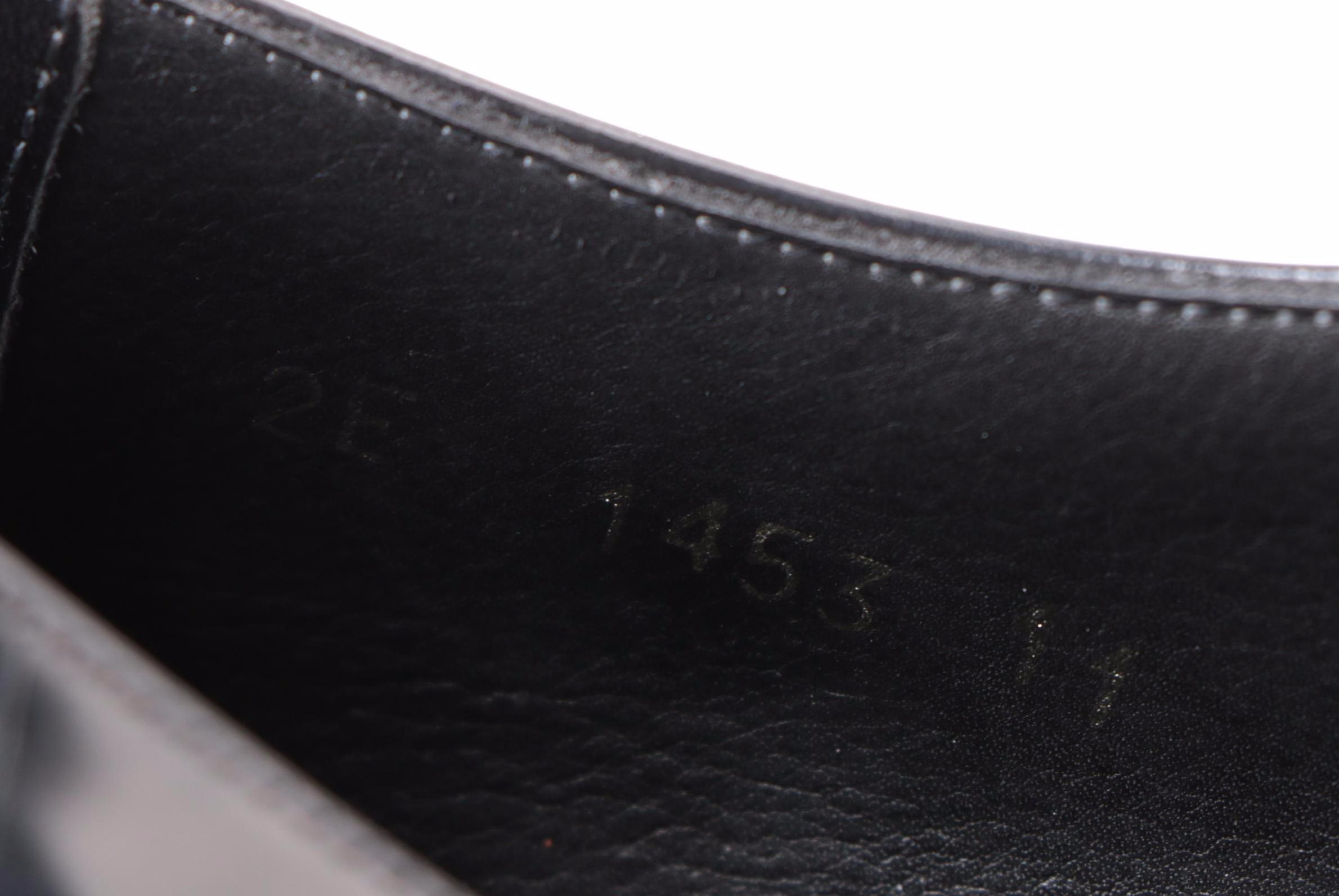 Prada Derbys in Perforated Black Spazzalato Leather with Rubber Soles